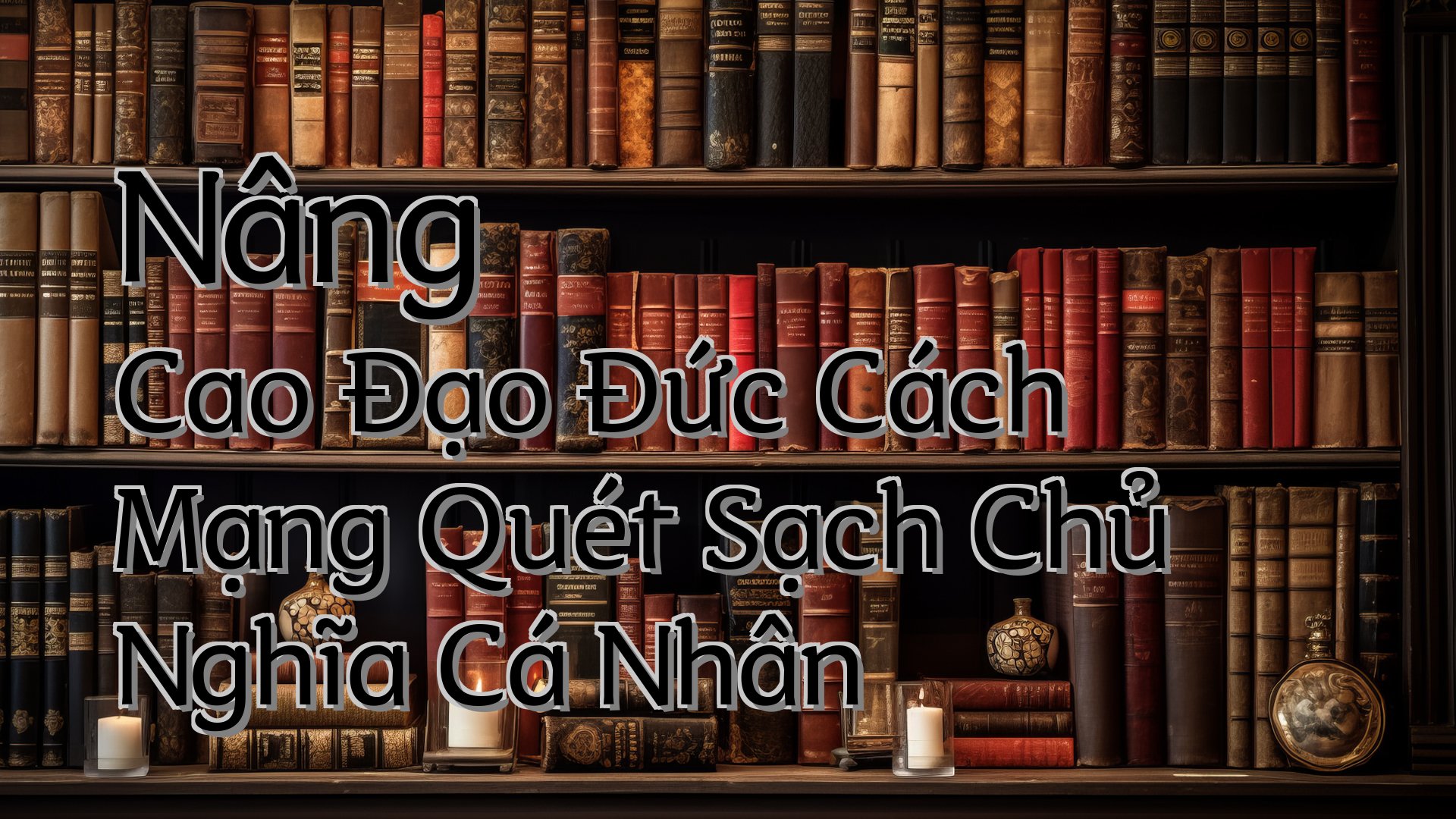 cover-Nâng Cao Đạo Đức Cách Mạng Quét Sạch Chủ Nghĩa Cá Nhân