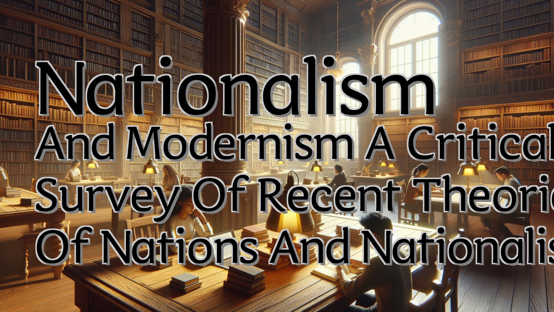 cover-Nationalism And Modernism A Critical Survey Of Recent Theories Of Nations And Nationalism