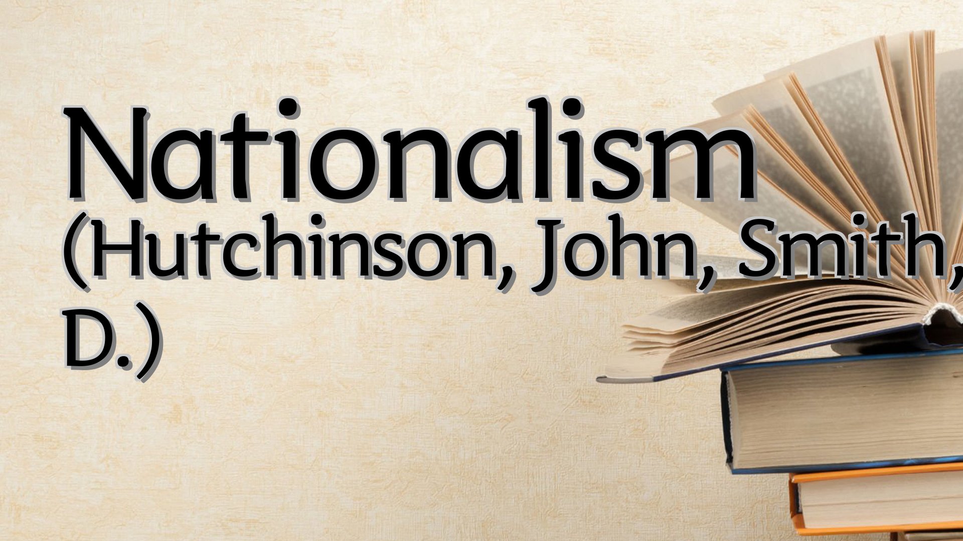 cover-Nationalism (Hutchinson, John, Smith, Anthony D.)