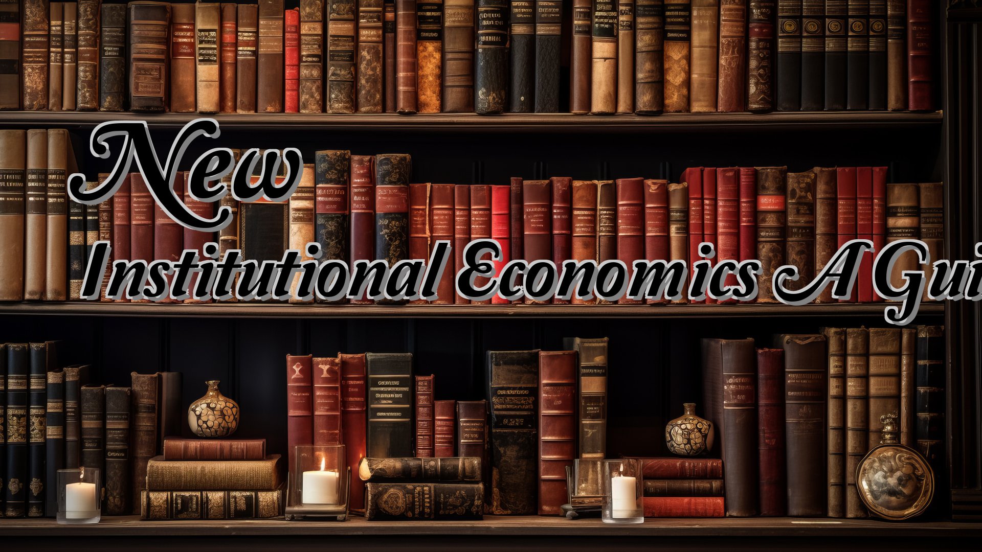 Cover image for New Institutional Economics A Guidebook