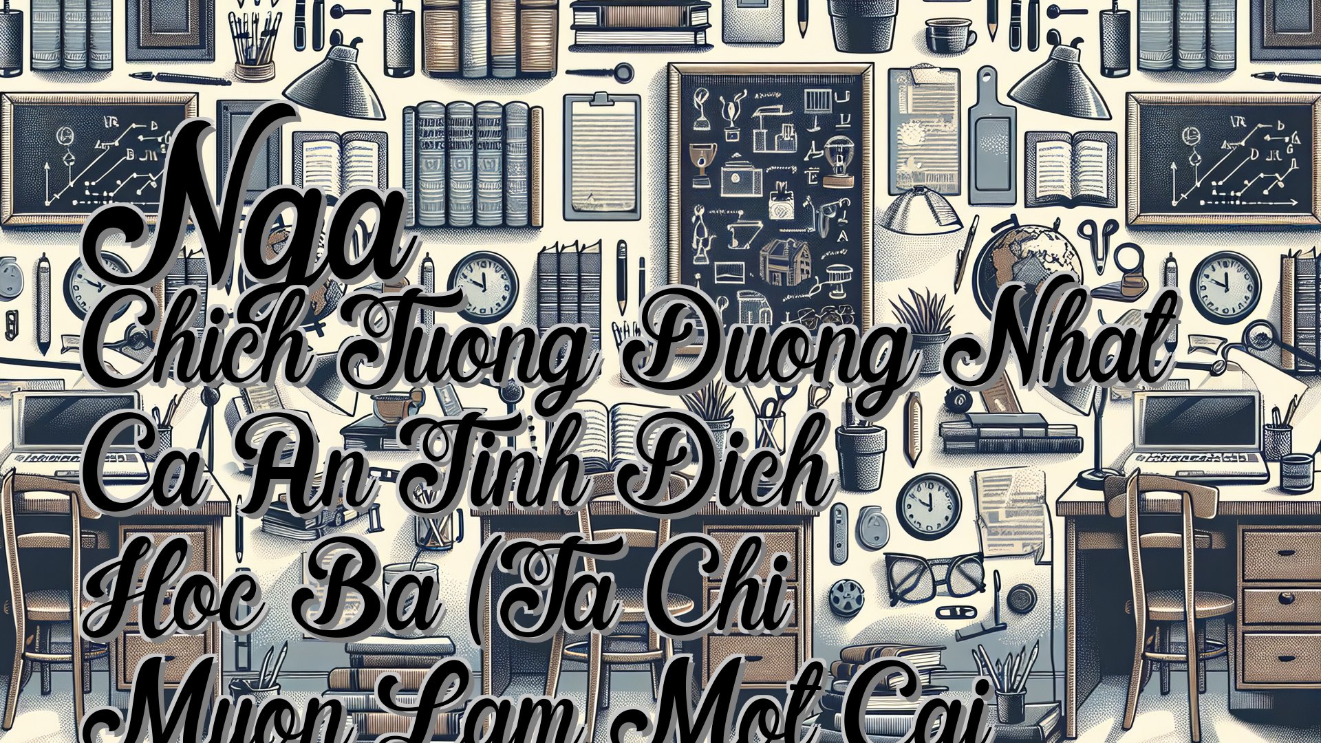 cover-Nga Chich Tuong Duong Nhat Ca An Tinh Dich Hoc Ba (Ta Chi Muon Lam Mot Cai An Tinh Hoc Ba ) [C] Thuat Tieu Thanh