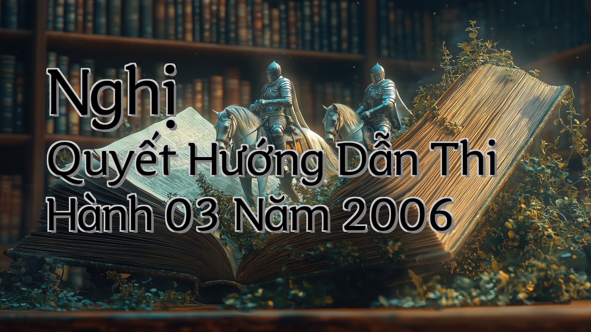 cover-Nghị Quyết Hướng Dẫn Thi Hành 03 Năm 2006