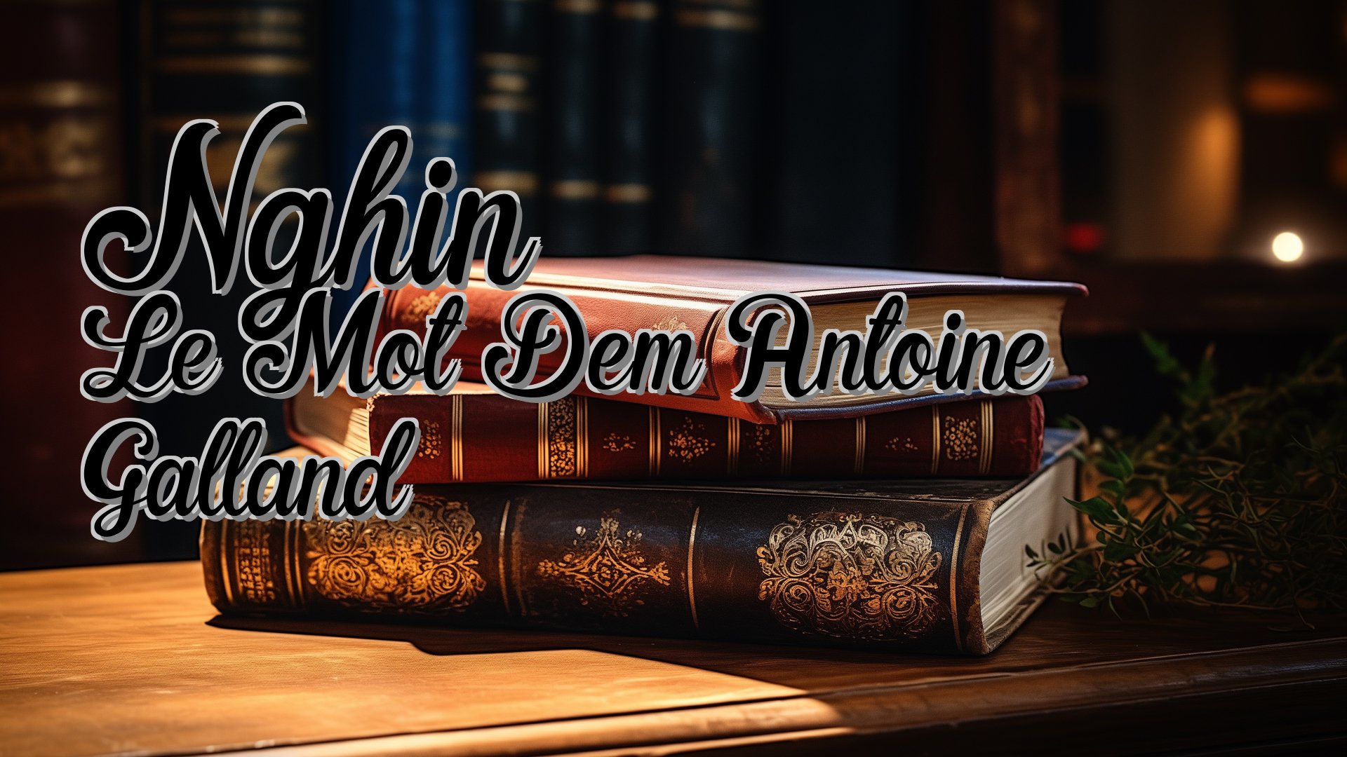 cover-Nghin Le Mot Dem Antoine Galland