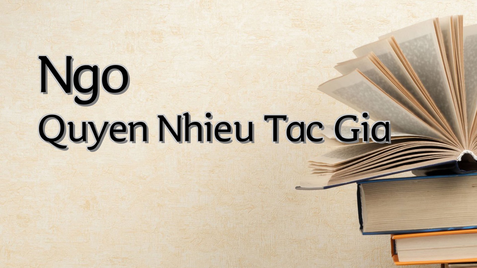 Cover image for Ngo Quyen Nhieu Tac Gia