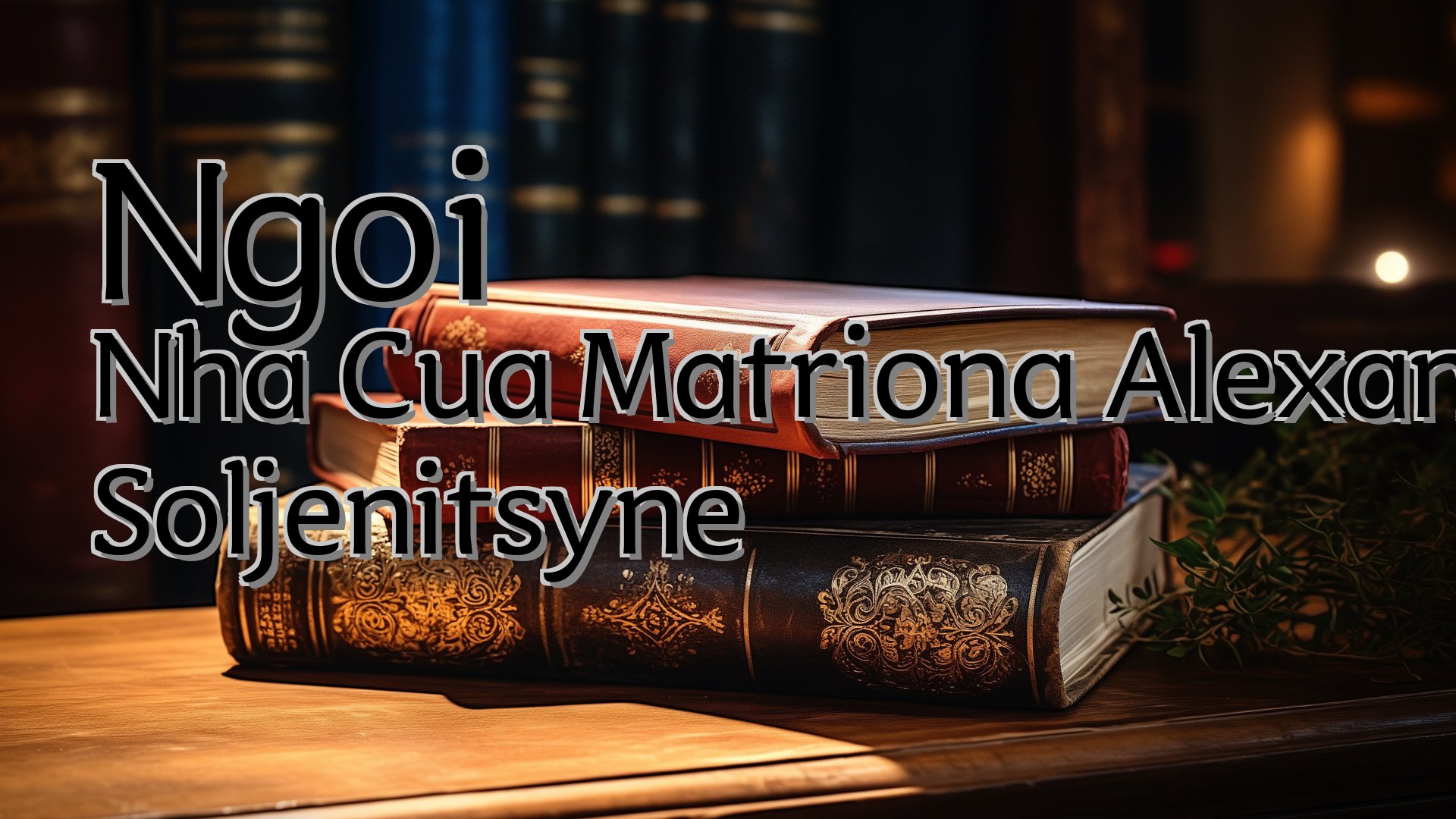 cover-Ngoi Nha Cua Matriona Alexandre Soljenitsyne