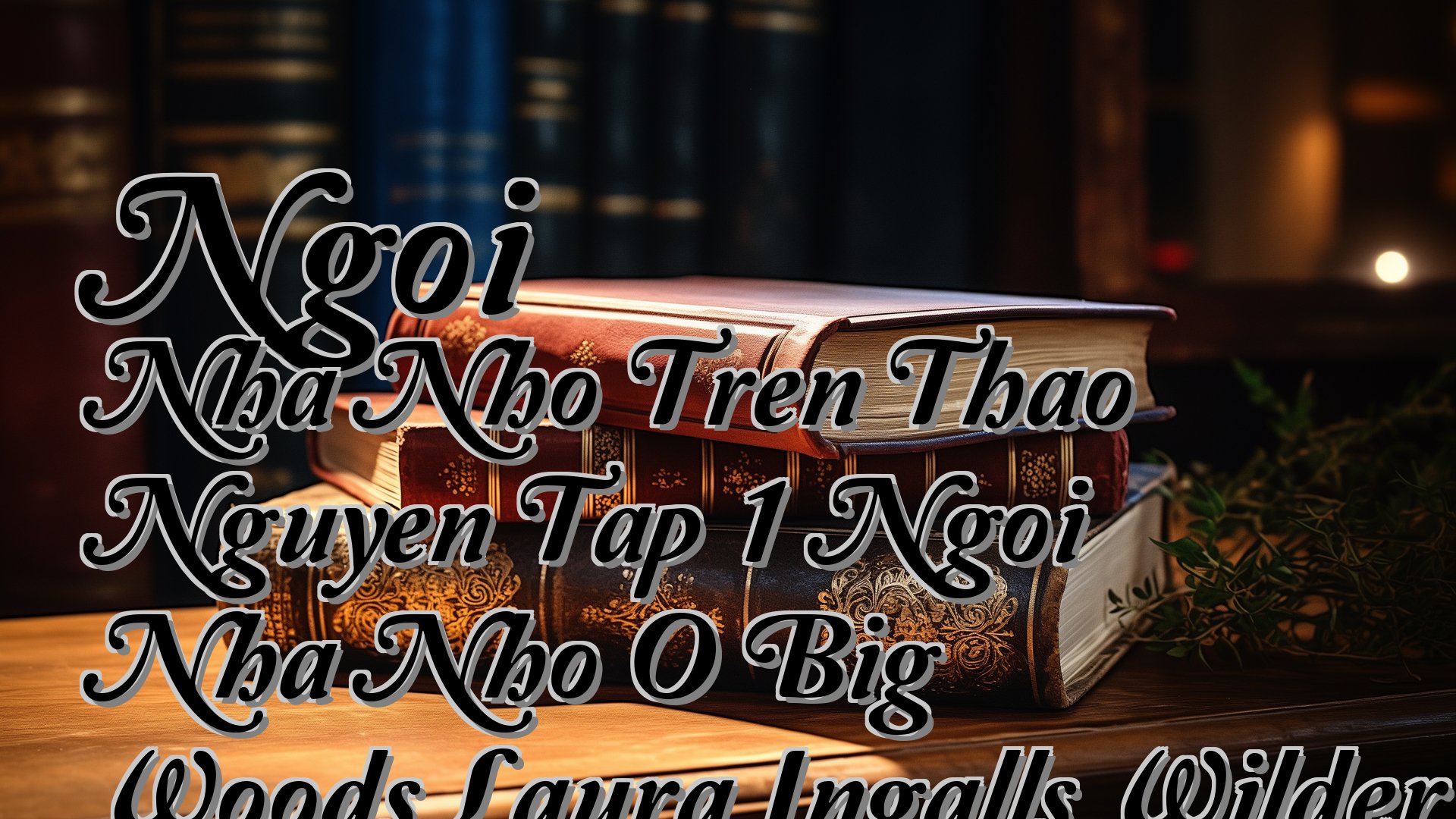 cover-Ngoi Nha Nho Tren Thao Nguyen Tap 1 Ngoi Nha Nho O Big Woods Laura Ingalls Wilder