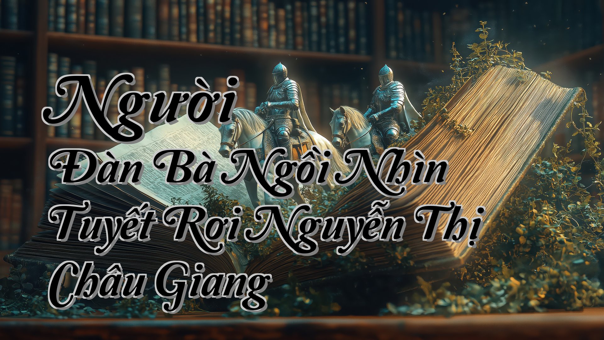 cover-Người Đàn Bà Ngồi Nhìn Tuyết Rơi Nguyễn Thị Châu Giang