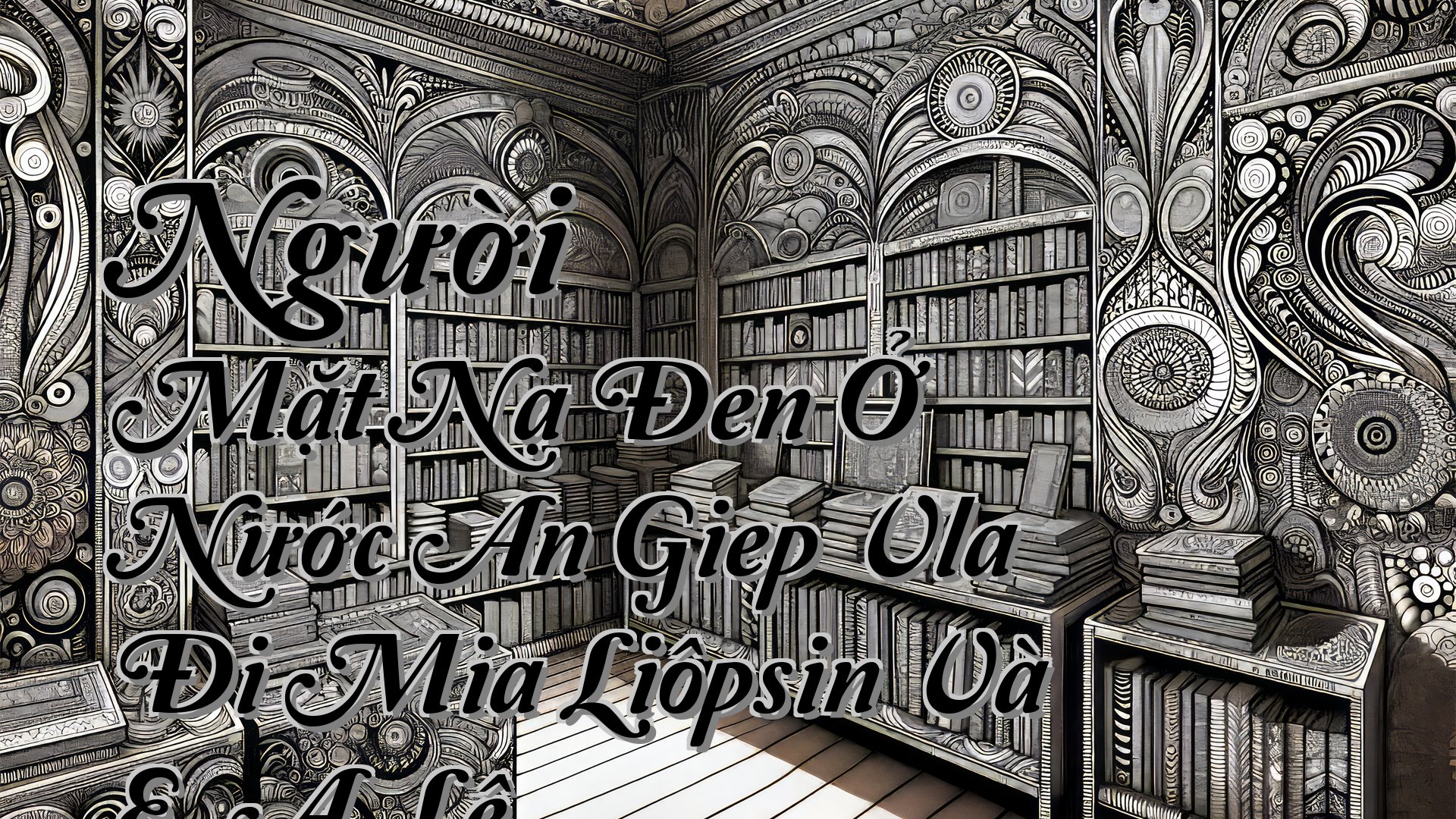 cover-Người Mặt Nạ Đen Ở Nước An Giep Vla Đi Mia Liôpsin Và E. A. Lê