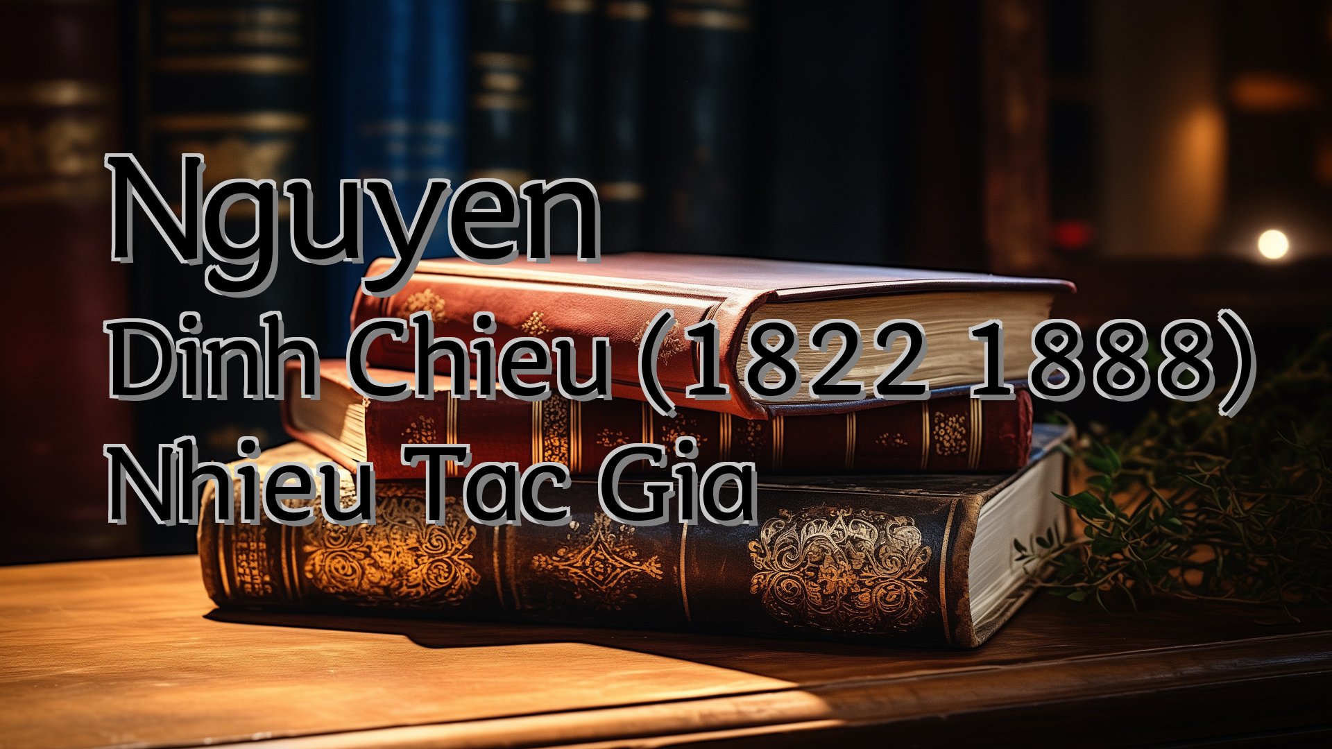 Cover image for Nguyen Dinh Chieu (1822 1888) Nhieu Tac Gia