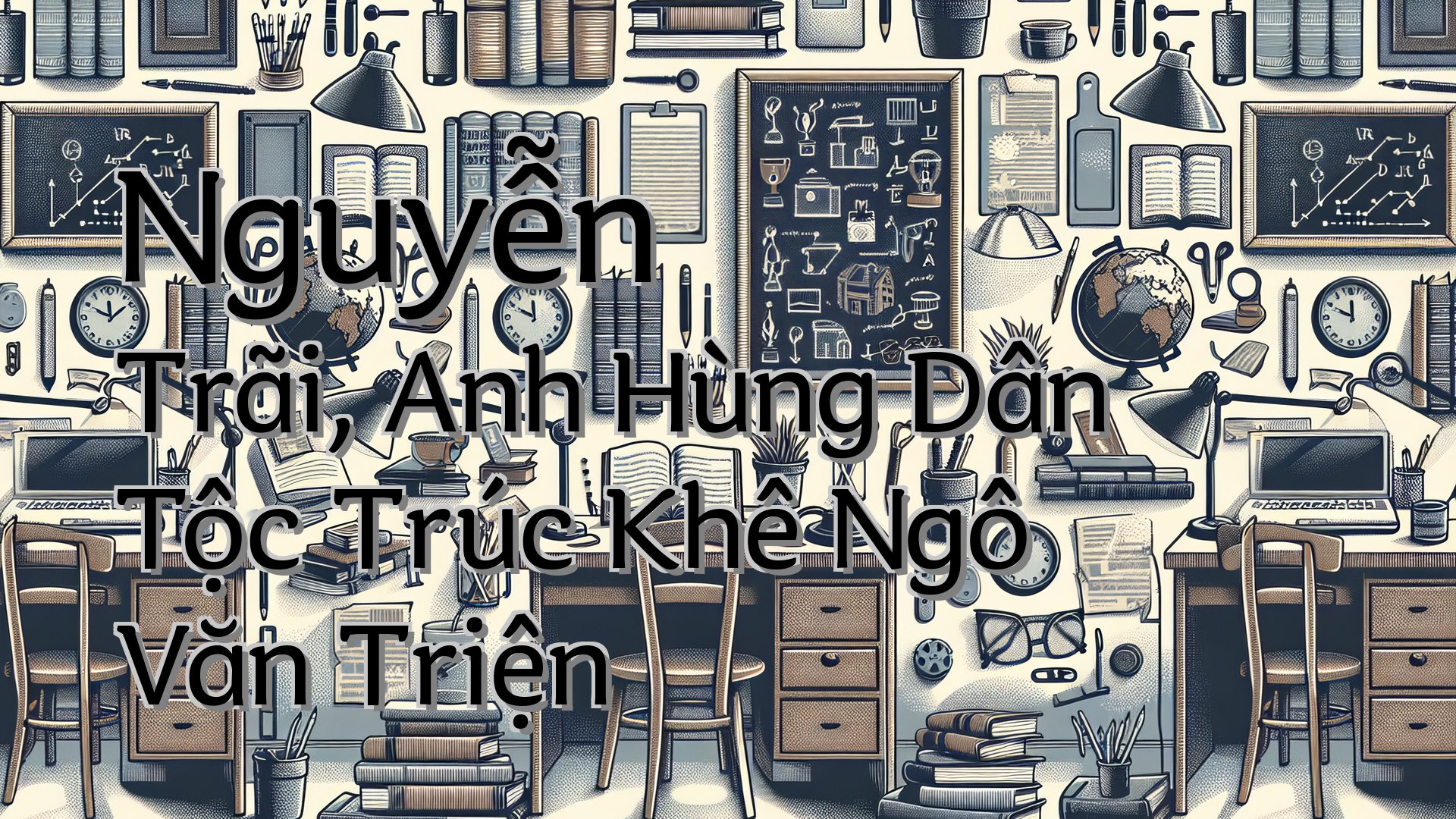 cover-Nguyễn Trãi, Anh Hùng Dân Tộc Trúc Khê Ngô Văn Triện