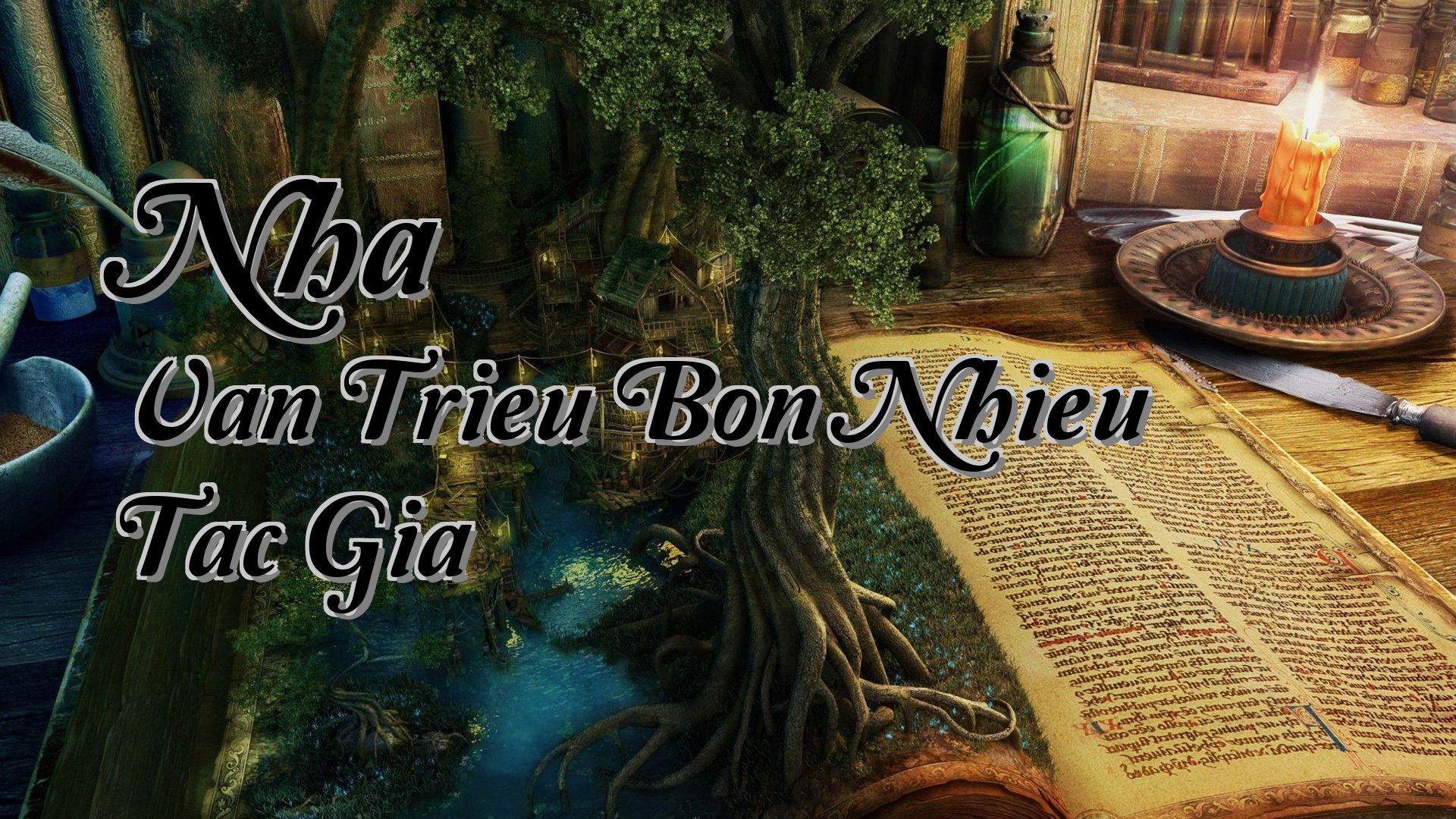 Cover image for Nha Van Trieu Bon Nhieu Tac Gia