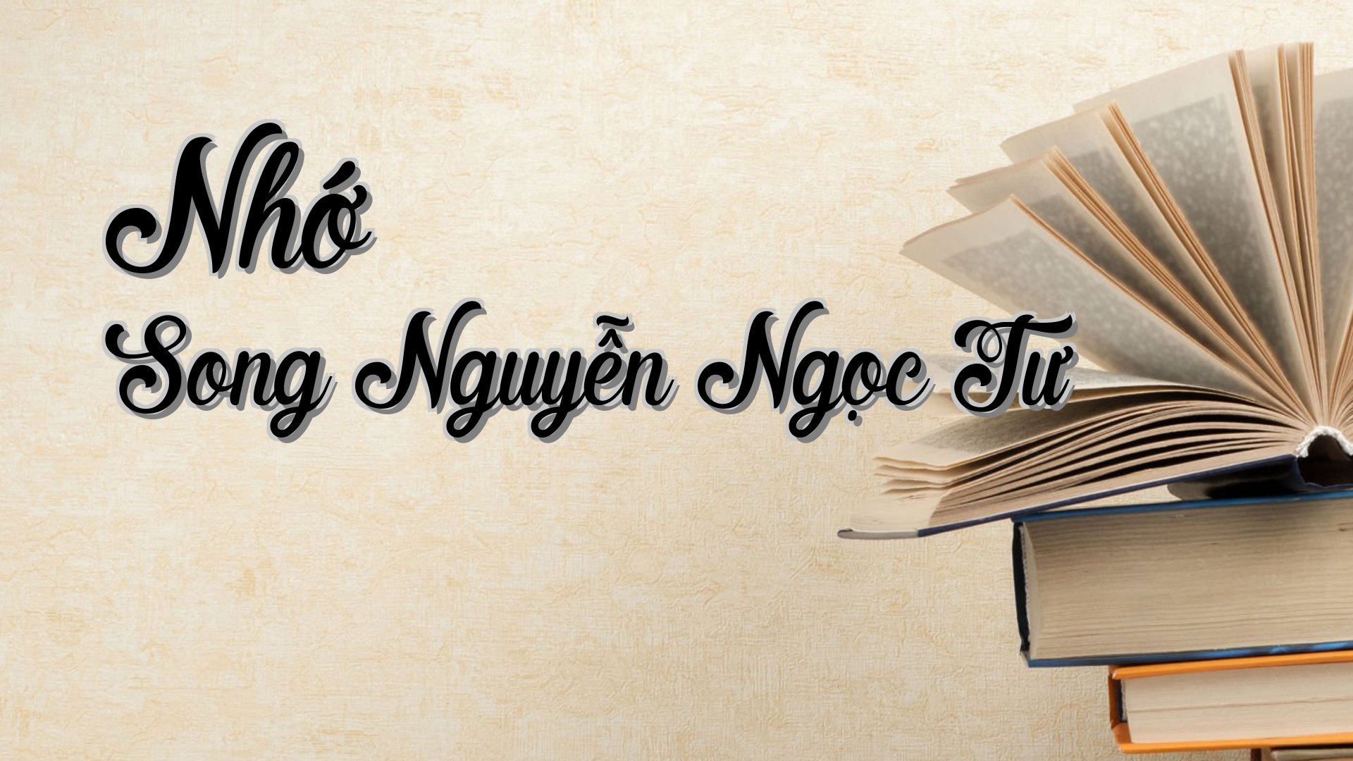 cover-Nhớ Song Nguyễn Ngọc Tư