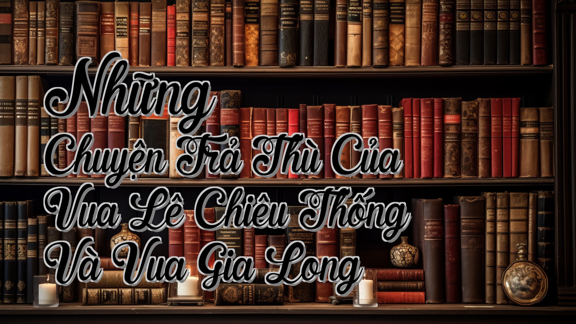 cover-Những Chuyện Trả Thù Của Vua Lê Chiêu Thống Và Vua Gia Long