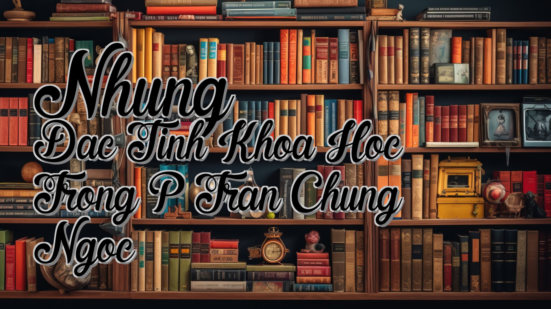 cover-Nhung Dac Tinh Khoa Hoc Trong P Tran Chung Ngoc