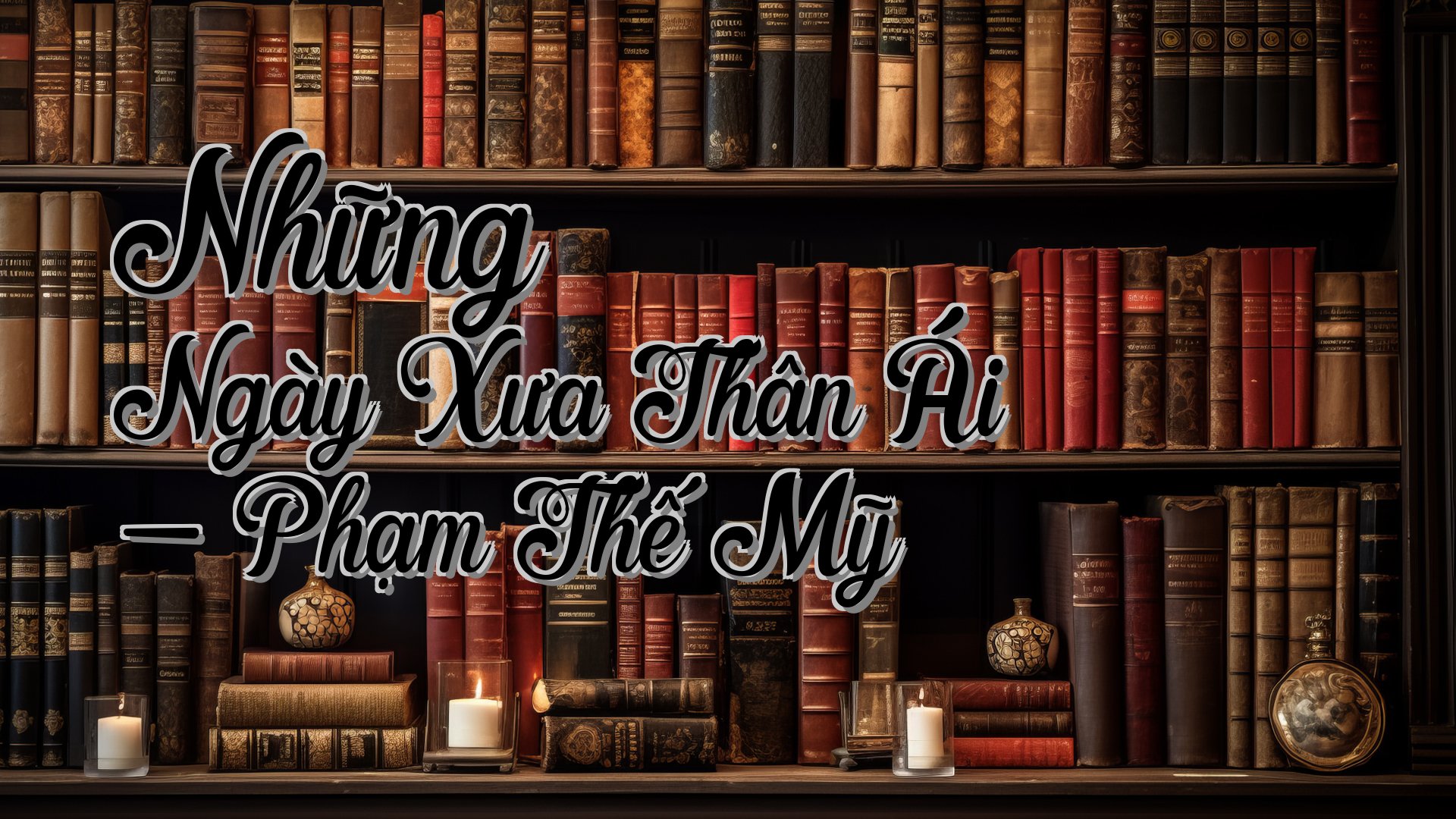 cover-Những Ngày Xưa Thân Ái - Phạm Thế Mỹ