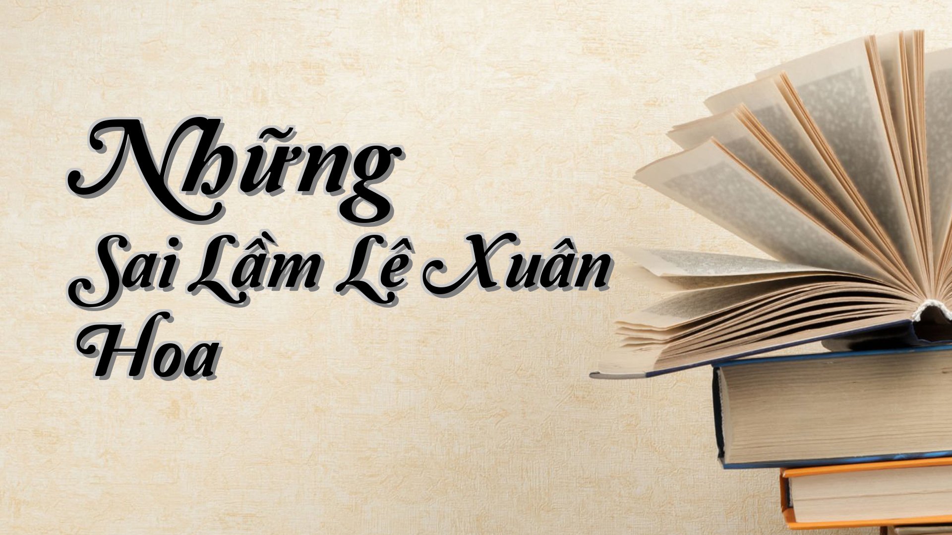 cover-Những Sai Lầm Lê Xuân Hoa