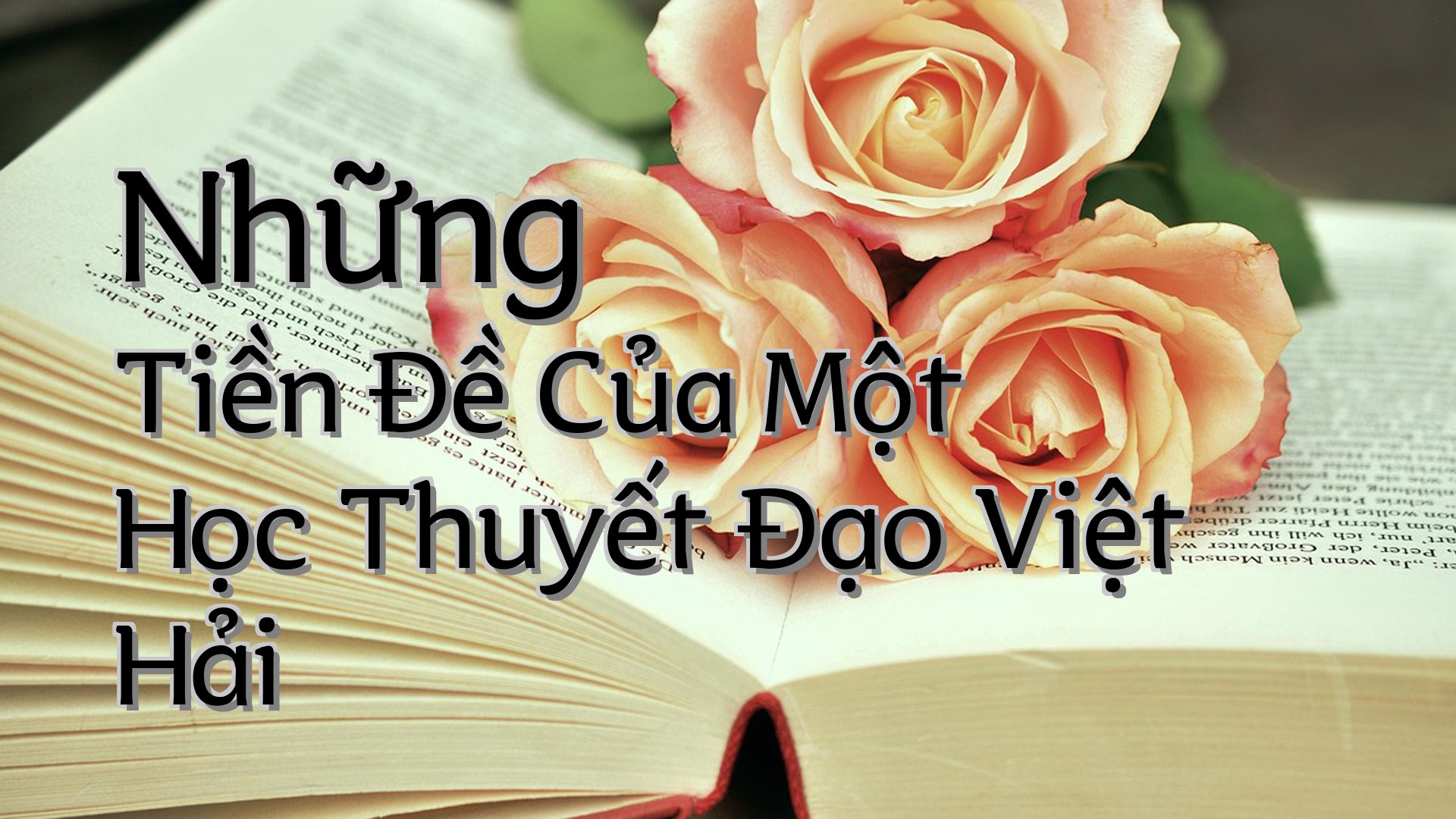 cover-Những Tiền Đề Của Một Học Thuyết Đạo Việt Hải