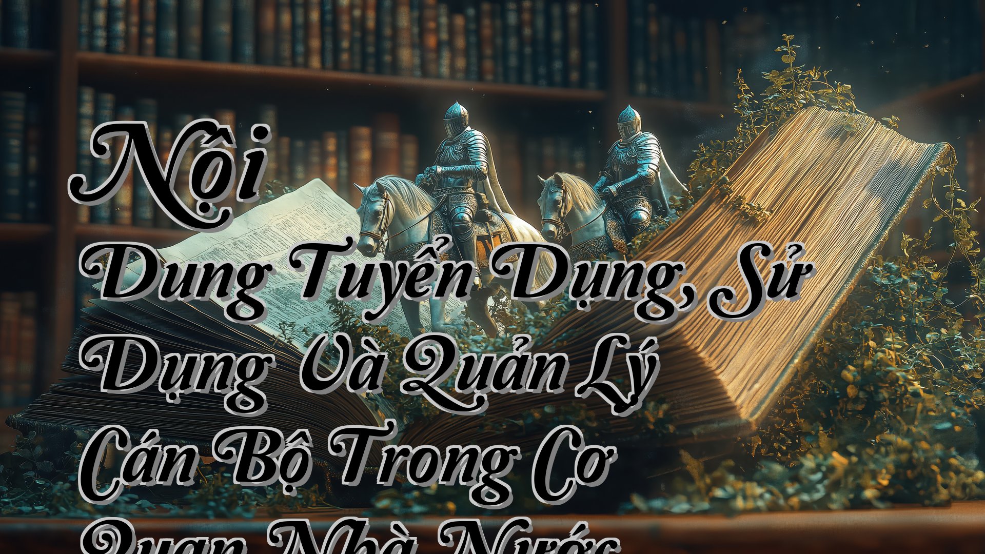cover-Nội Dung Tuyển Dụng, Sử Dụng Và Quản Lý Cán Bộ Trong Cơ Quan Nhà Nước