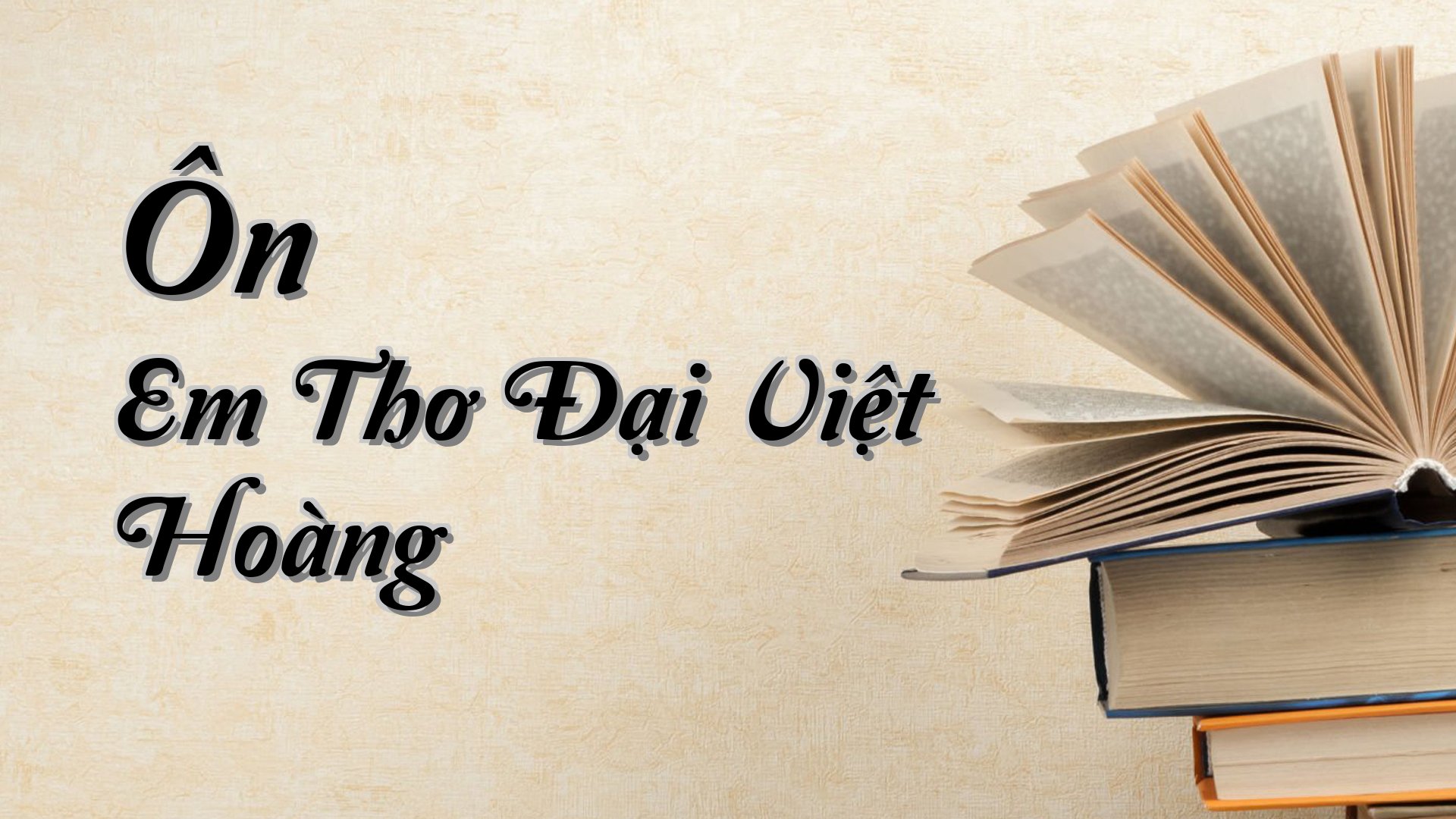 cover-Ôn Em Thơ Đại Việt Hoàng