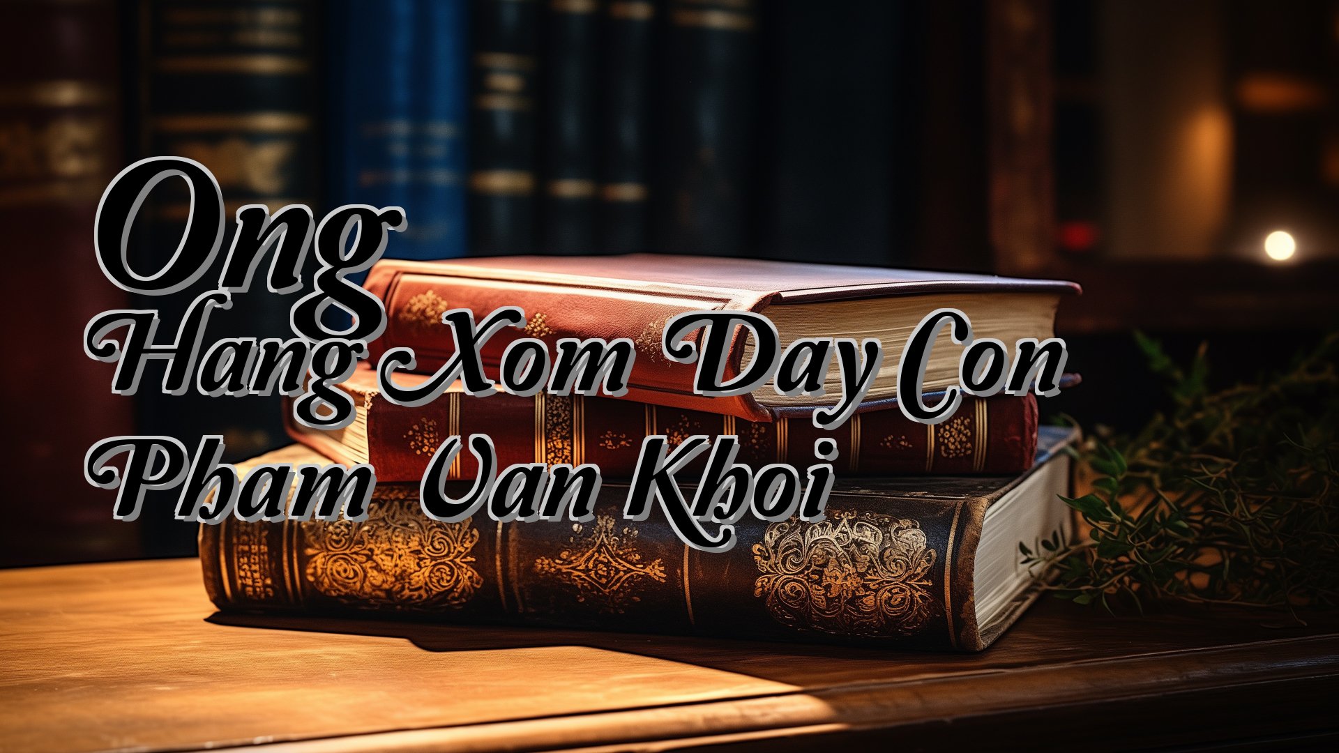 cover-Ong Hang Xom Day Con Pham Van Khoi
