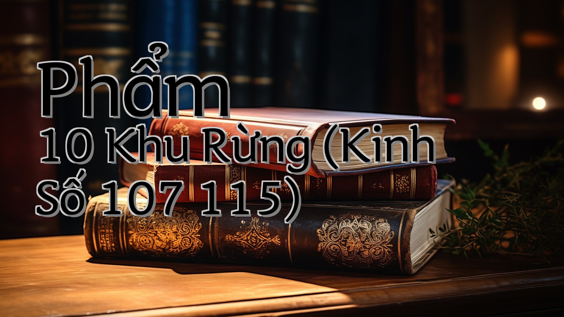 cover-Phẩm 10 Khu Rừng (Kinh Số 107 115)
