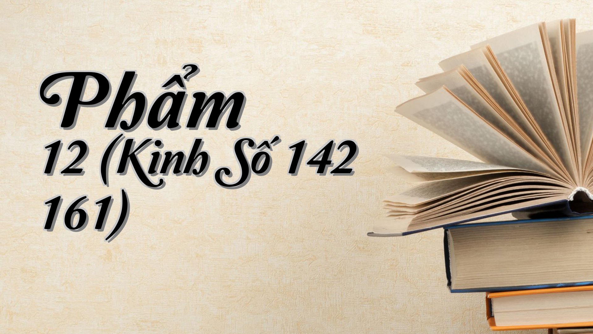 cover-Phẩm 12 (Kinh Số 142 161)