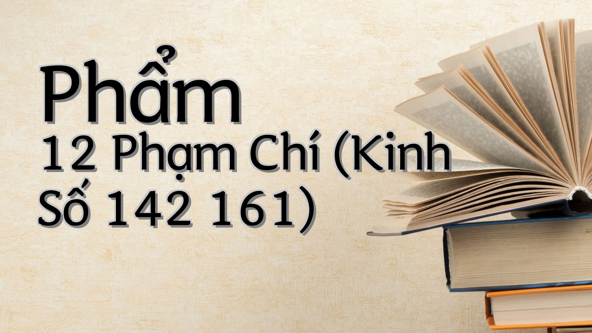 cover-Phẩm 12 Phạm Chí (Kinh Số 142 161)