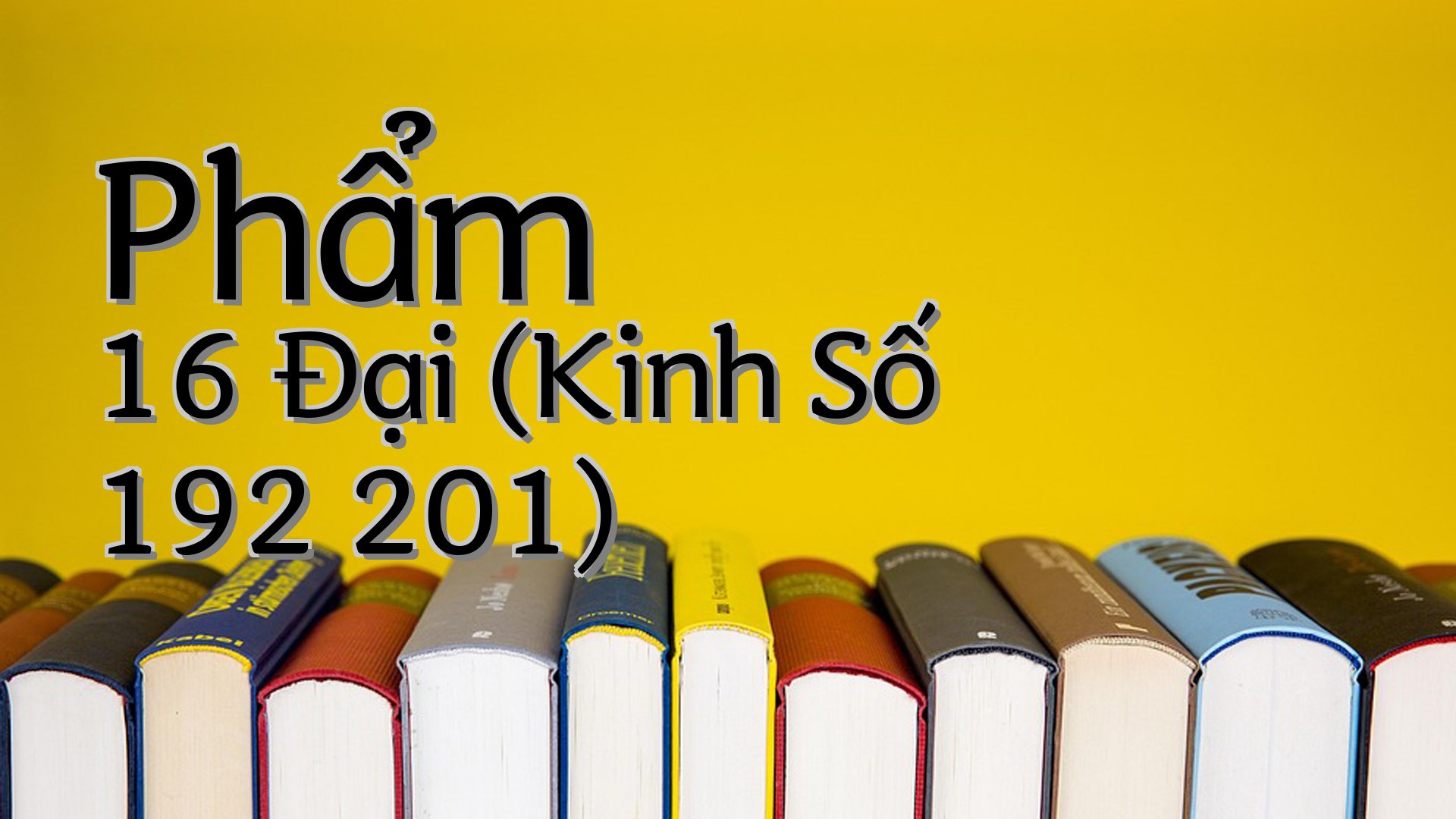 cover-Phẩm 16 Đại (Kinh Số 192 201)