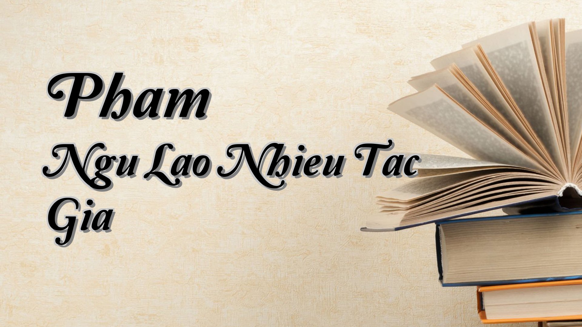 Cover image for Pham Ngu Lao Nhieu Tac Gia