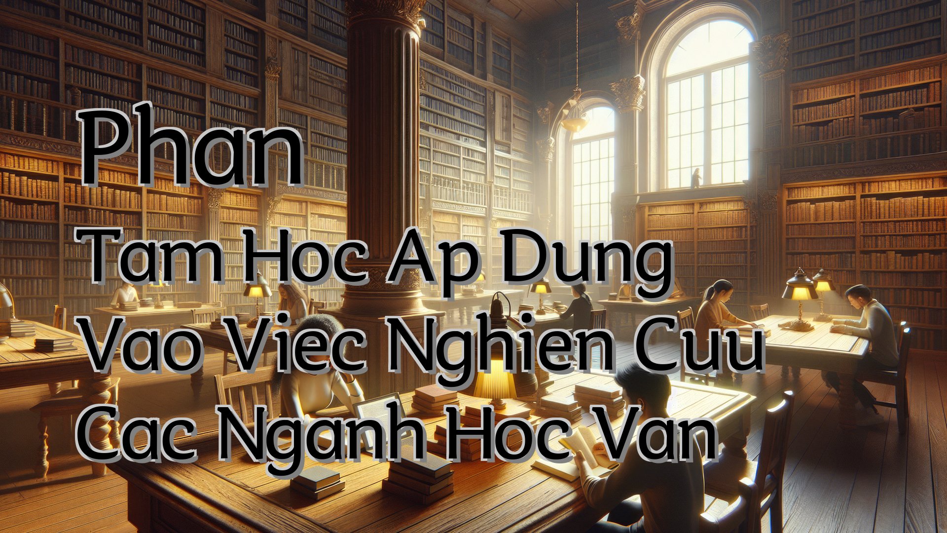 Cover image for Phan Tam Hoc Ap Dung Vao Viec Nghien Cuu Cac Nganh Hoc Van