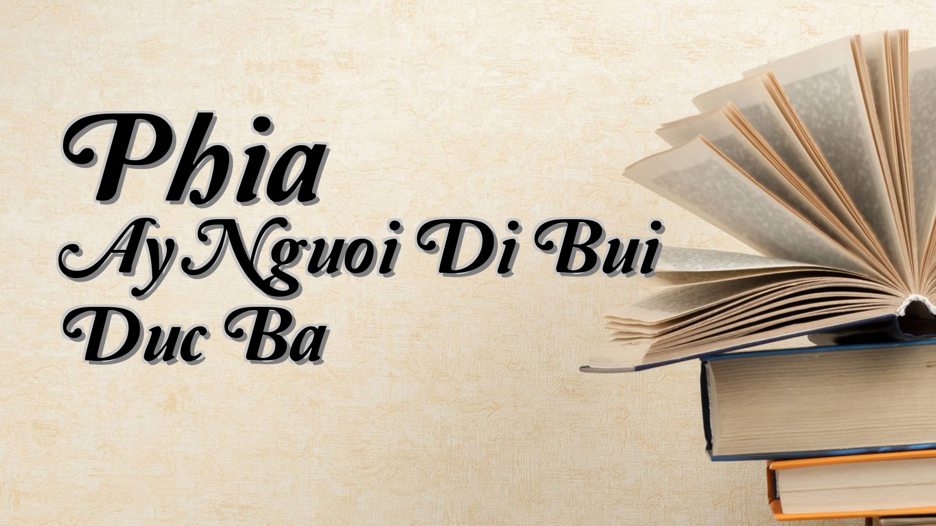 cover-Phia Ay Nguoi Di Bui Duc Ba