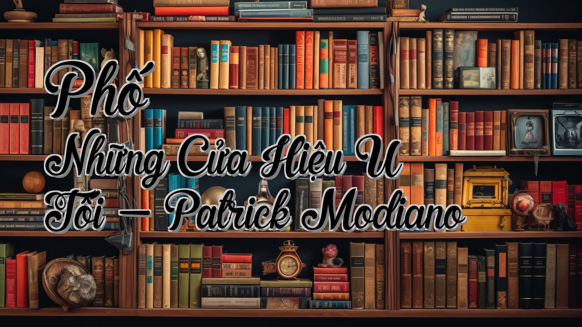 cover-Phố Những Cửa Hiệu U Tối - Patrick Modiano