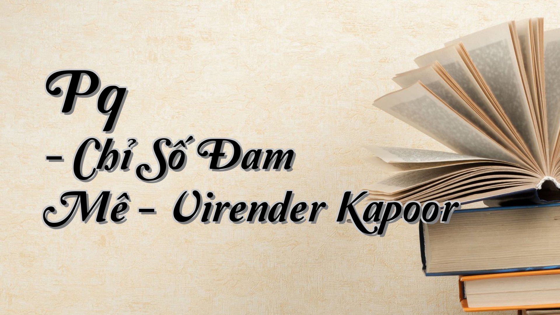 cover-Pq - Chỉ Số Đam Mê - Virender Kapoor