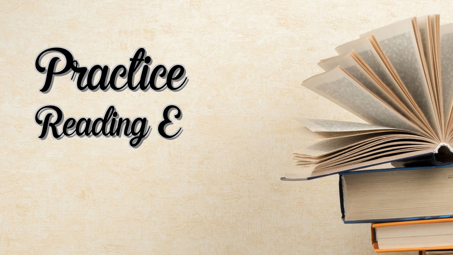 cover-Practice Reading E