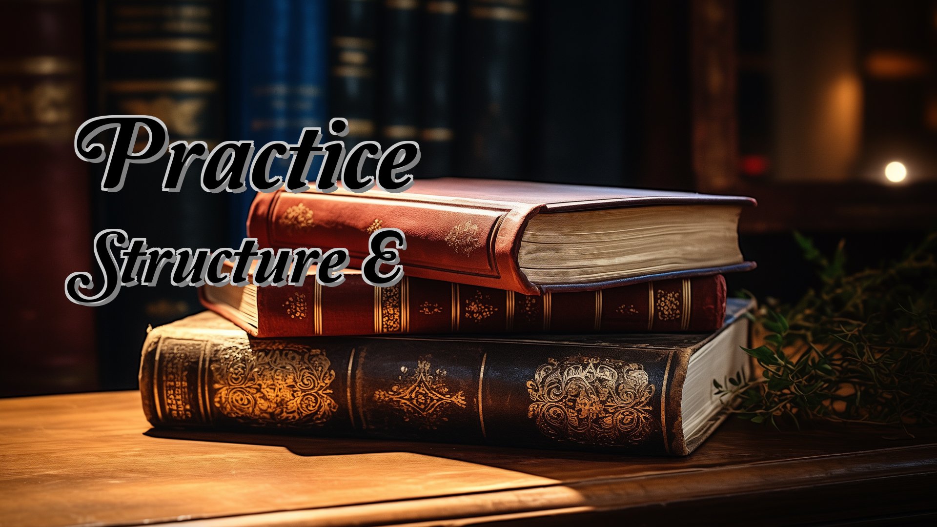 cover-Practice Structure E