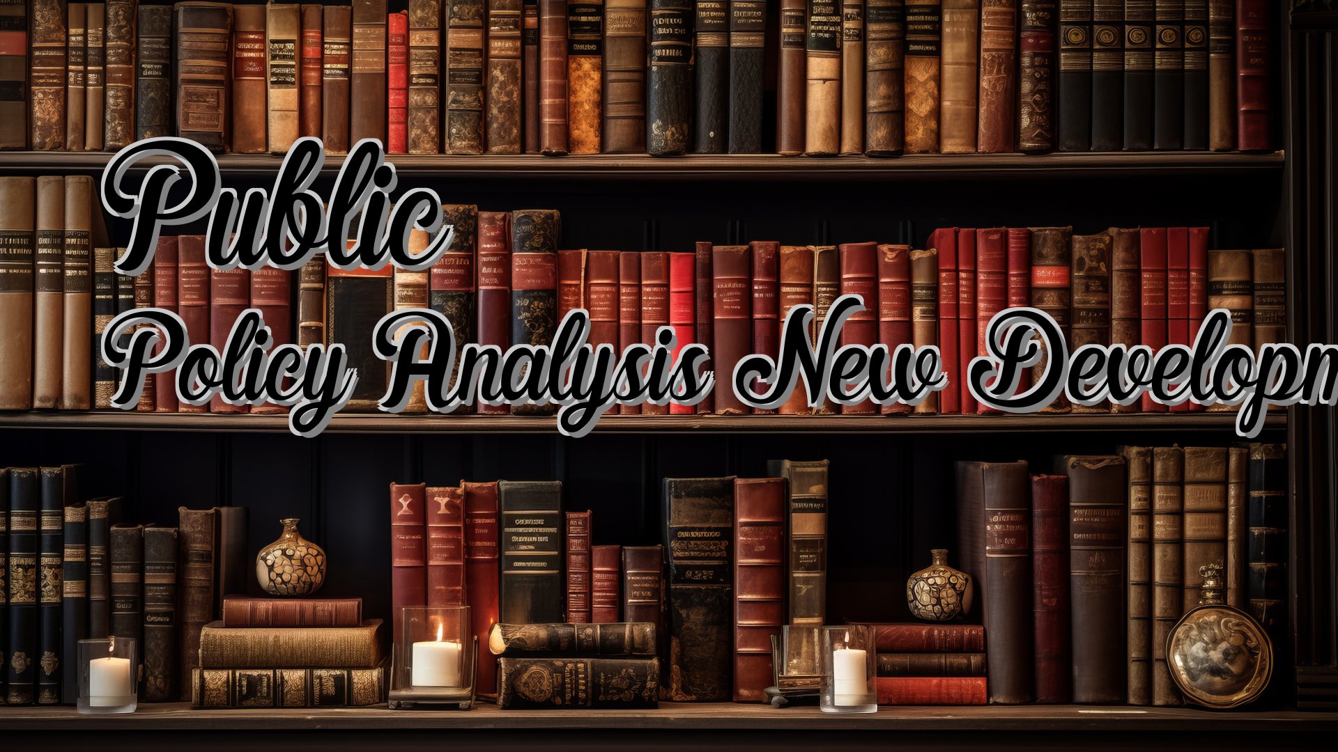 Cover image for Public Policy Analysis New Developments