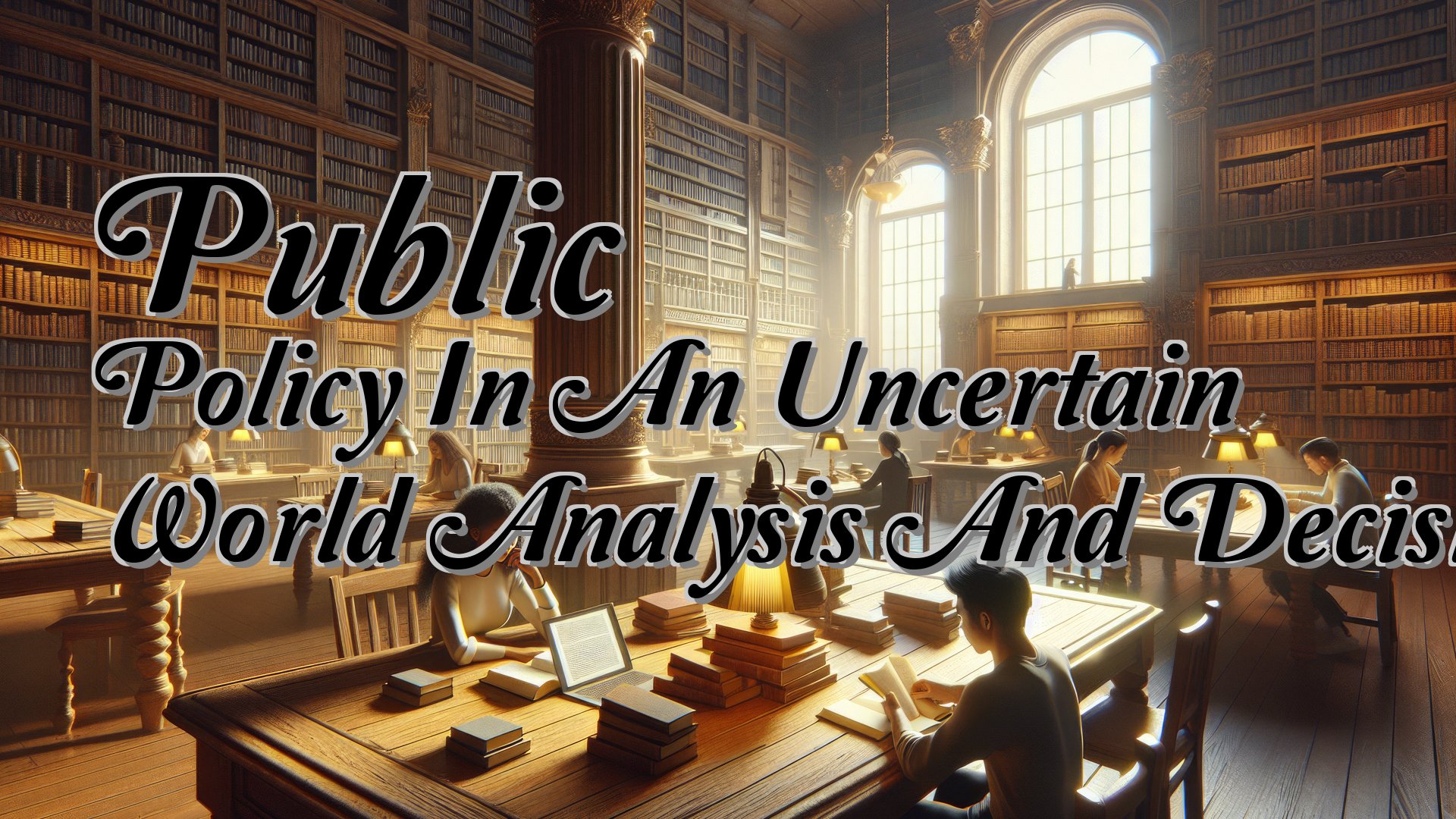 cover-Public Policy In An Uncertain World Analysis And Decisions