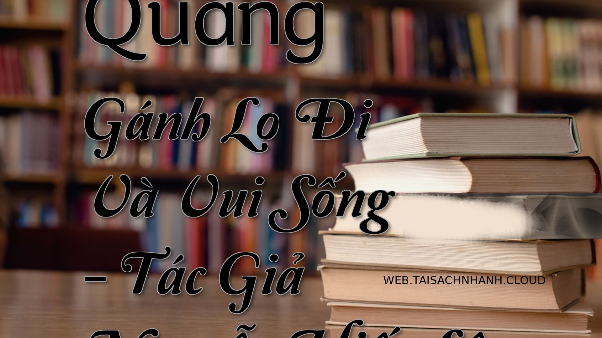 Cover Quang Ganh Lo Di Va .jpg