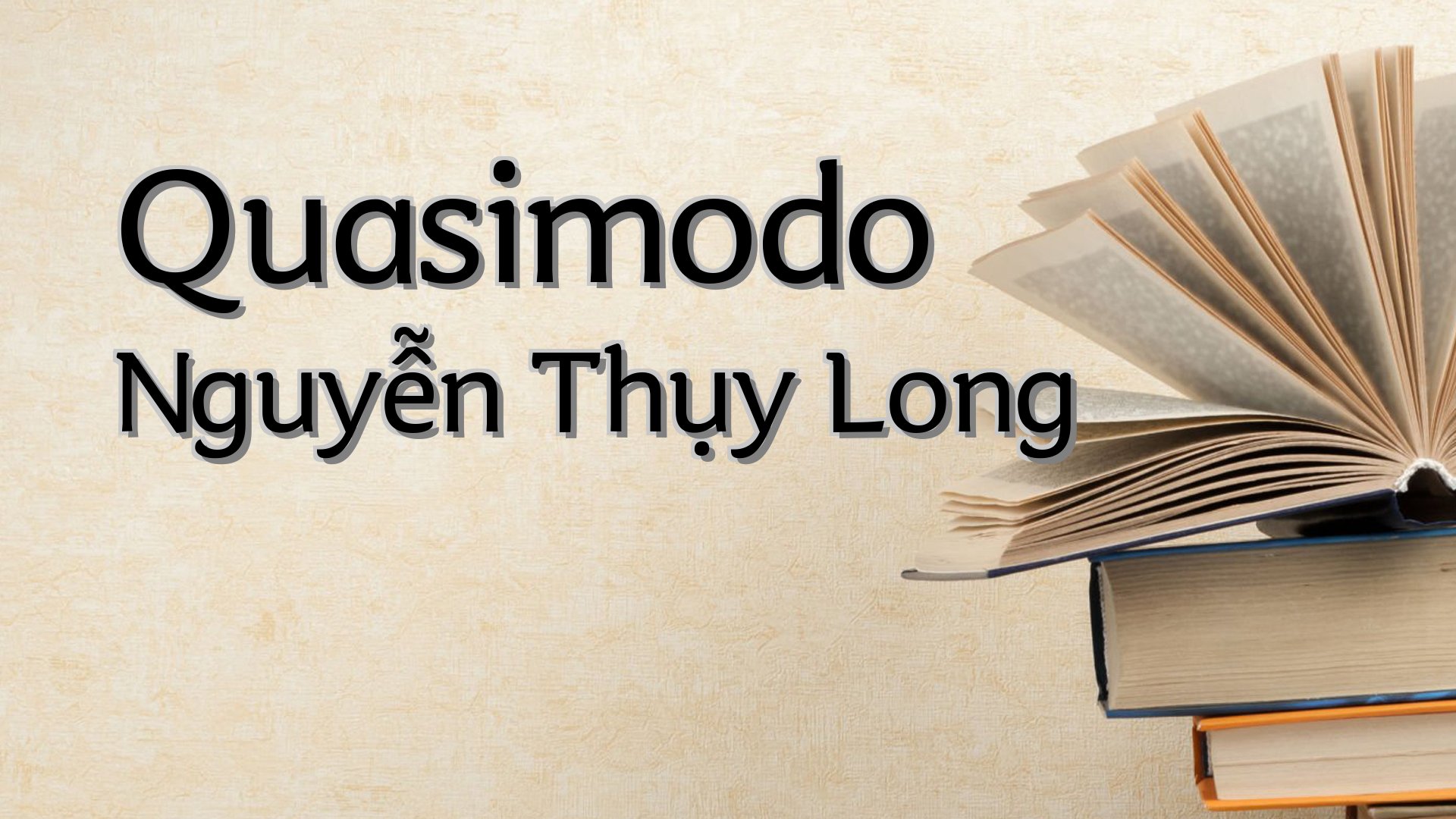 cover-Quasimodo Nguyễn Thụy Long