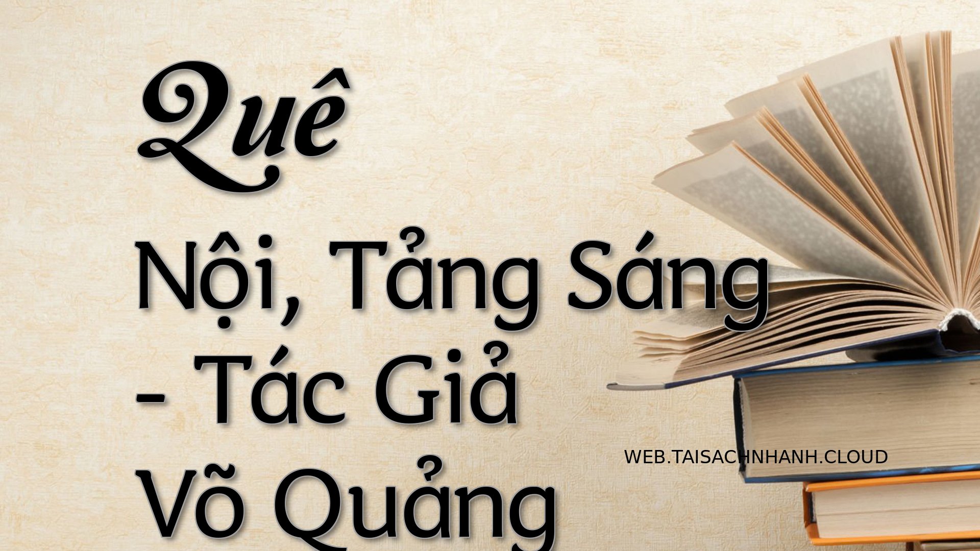 Cover Que Noi Tang Sang.jpg