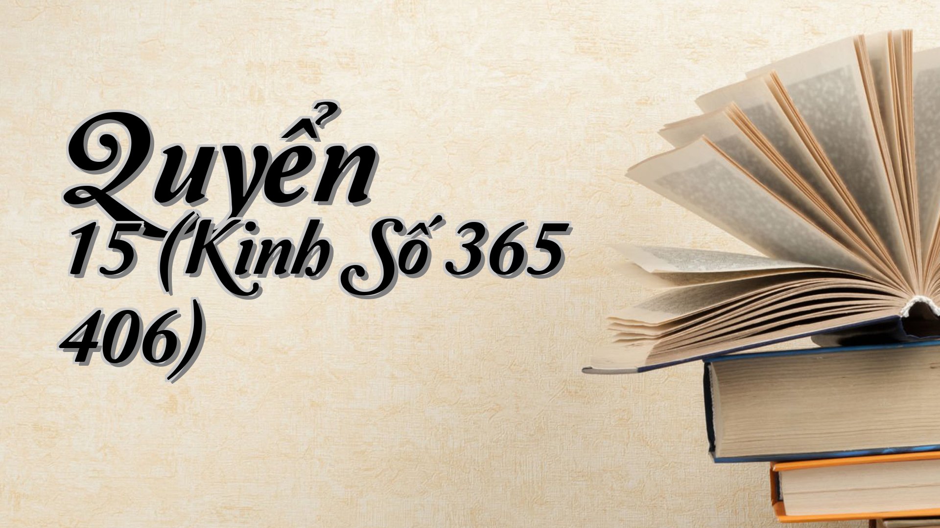 cover-Quyển 15 (Kinh Số 365 406)