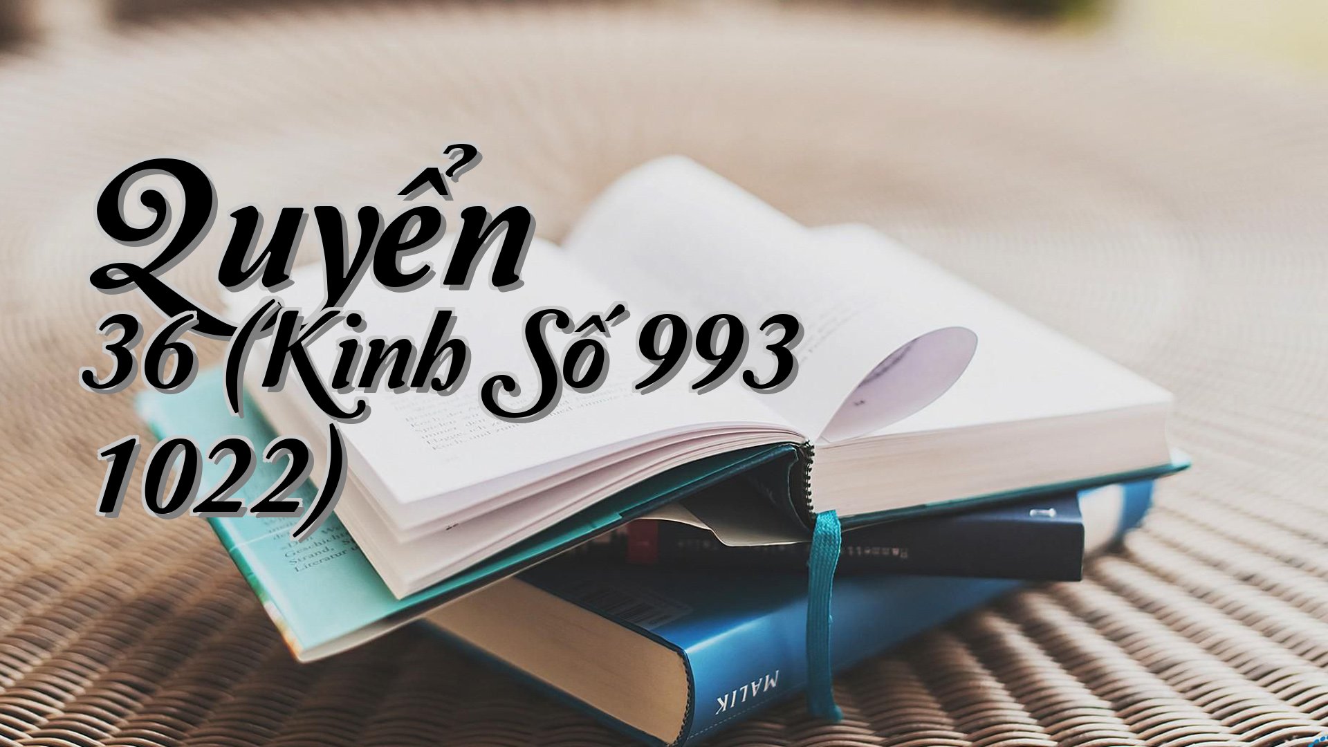 cover-Quyển 36 (Kinh Số 993 1022)