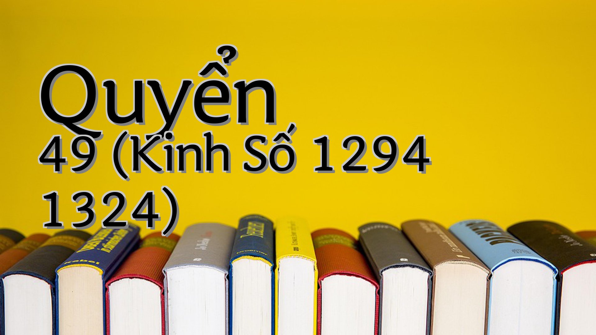 cover-Quyển 49 (Kinh Số 1294 1324)