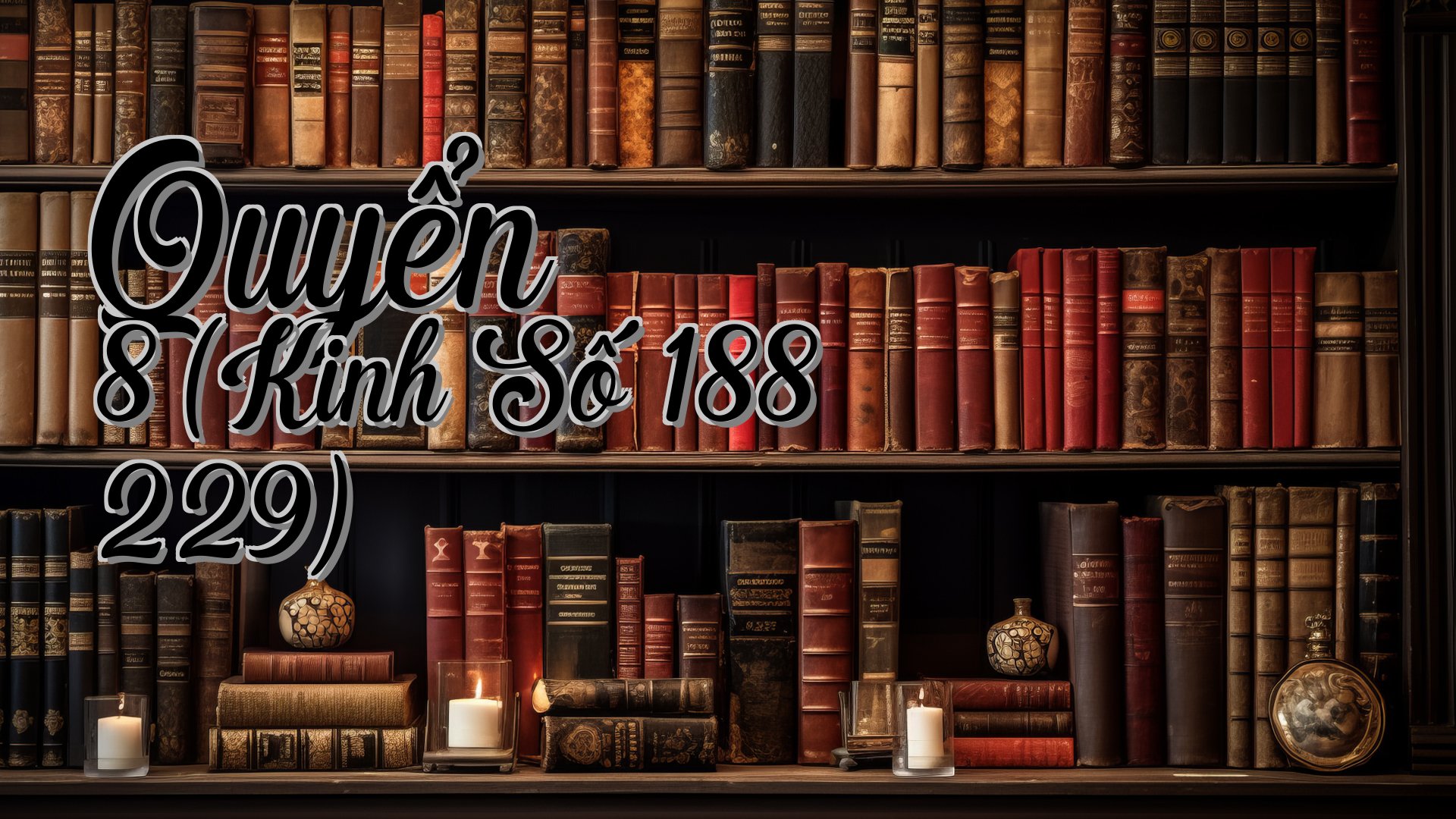 cover-Quyển 8 (Kinh Số 188 229)