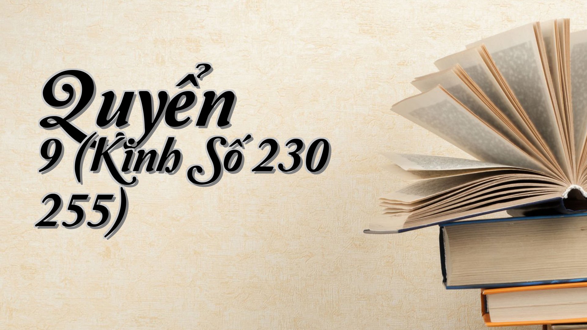 cover-Quyển 9 (Kinh Số 230 255)