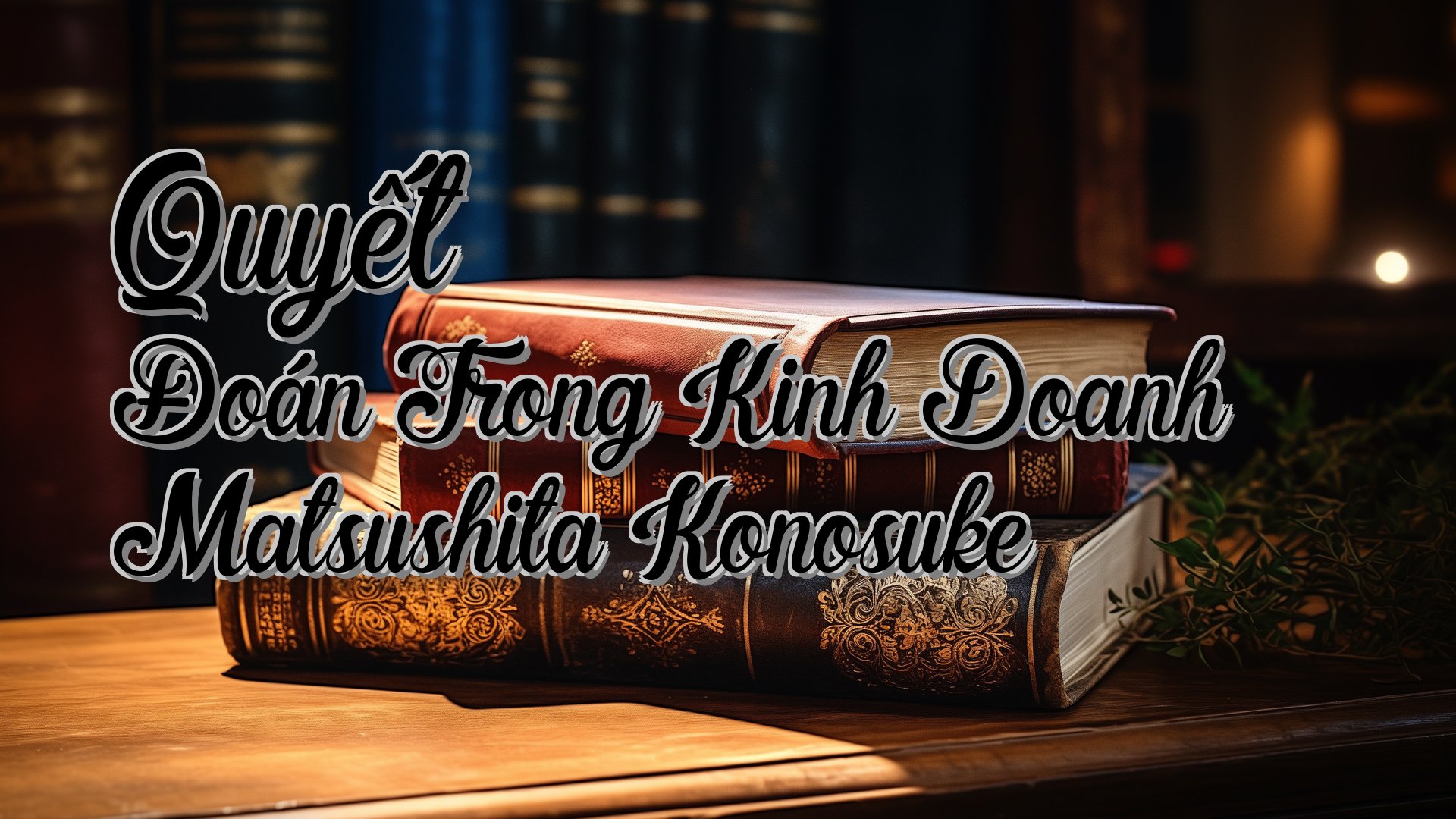 cover-Quyết Đoán Trong Kinh Doanh Matsushita Konosuke