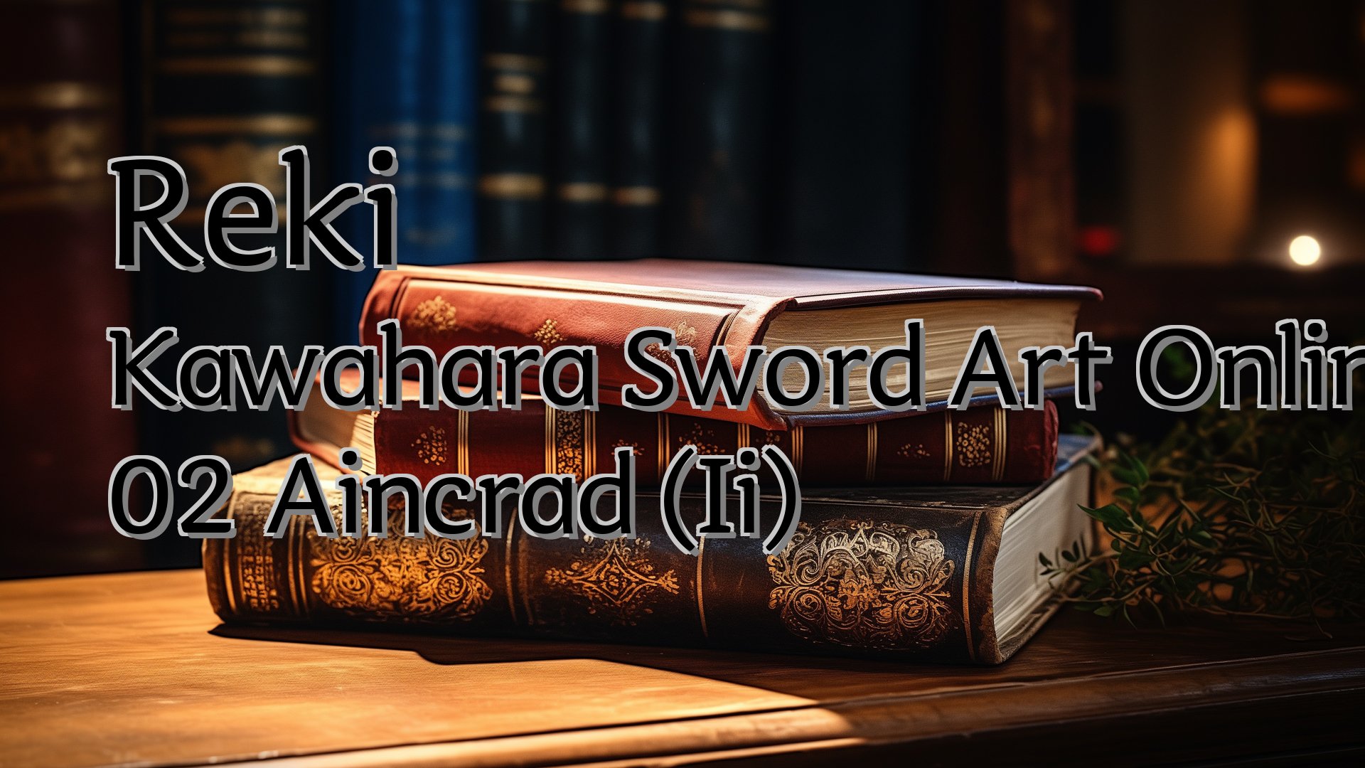 cover-Reki Kawahara Sword Art Online 02 Aincrad (Ii)