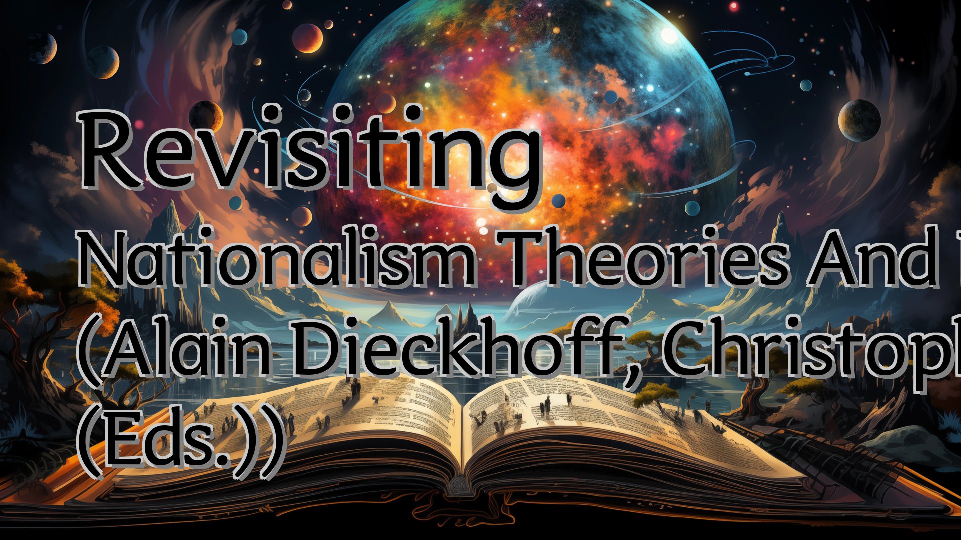 Cover image for Revisiting Nationalism Theories And Processes (Alain Dieckhoff, Christophe Jaffrelot (Eds.))