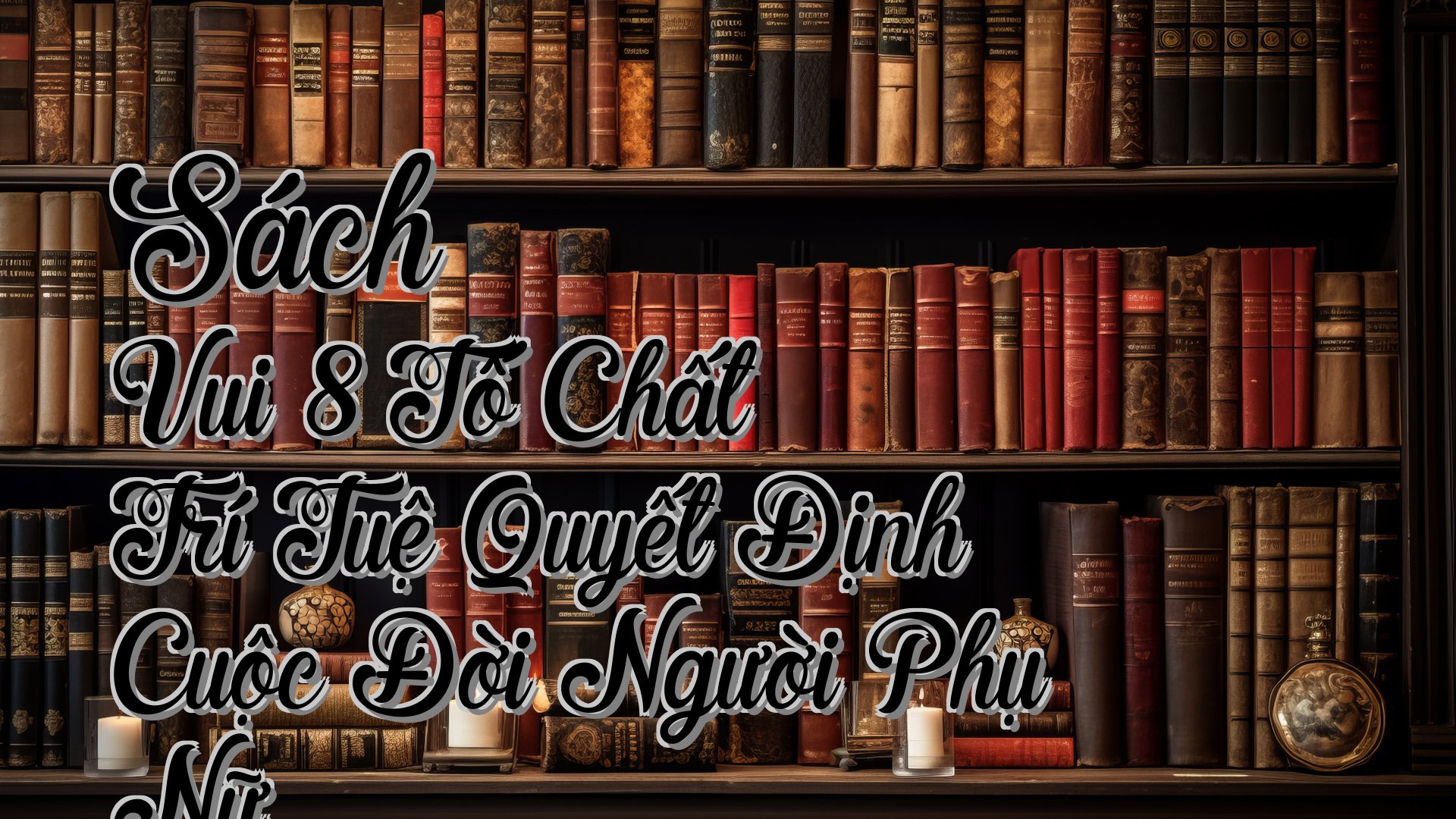 cover-Sách Vui 8 Tố Chất Trí Tuệ Quyết Định Cuộc Đời Người Phụ Nữ