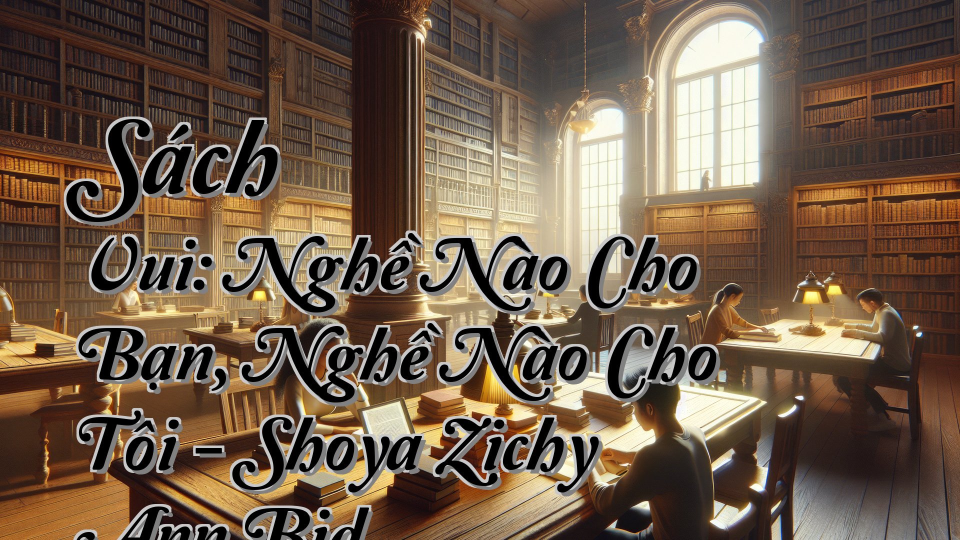 cover-Sách Vui: Nghề Nào Cho Bạn, Nghề Nào Cho Tôi - Shoya Zichy Ann Bid